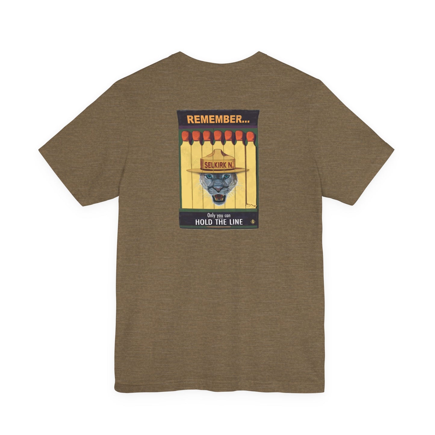 Selkirk Tommy Vintage Matchbook | Hold The Line - Motivational,  Unisex SS T-Shirt