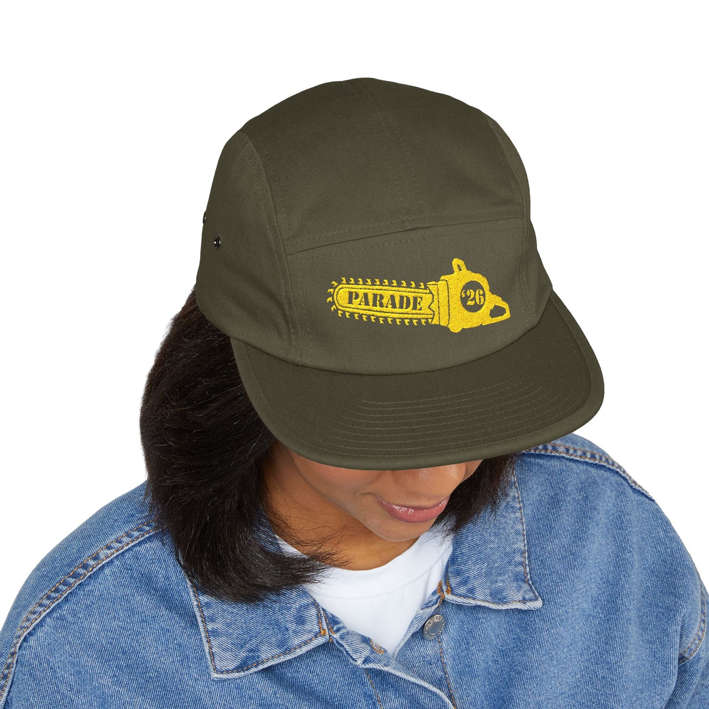 Chainsaw Icon - Embroidered 5-Panel Cap