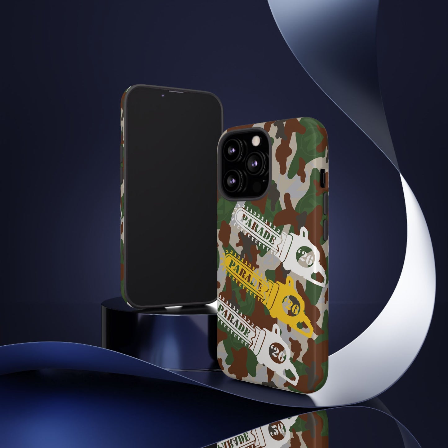 Chainsaw Icon | Camo - Protective Phone Case