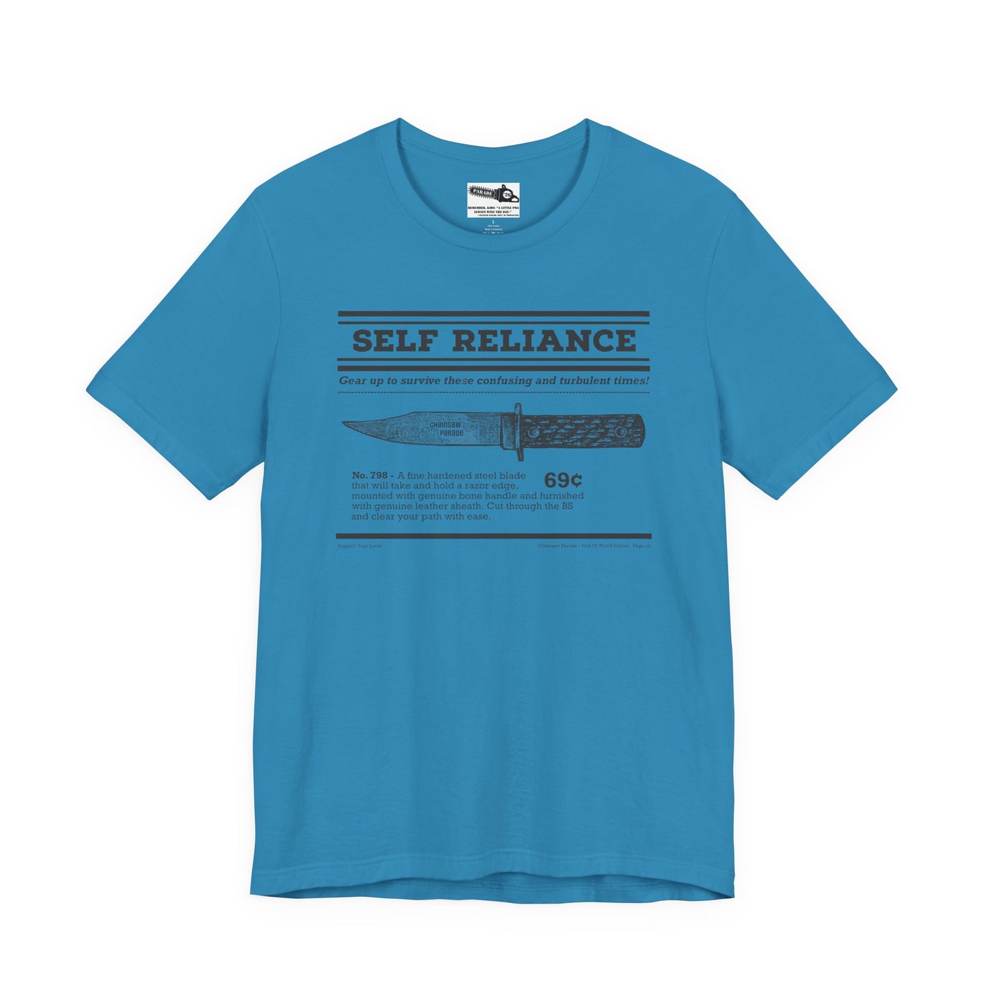 Self Reliance | Big Knife - Unisex Jersey Short Sleeve Tee