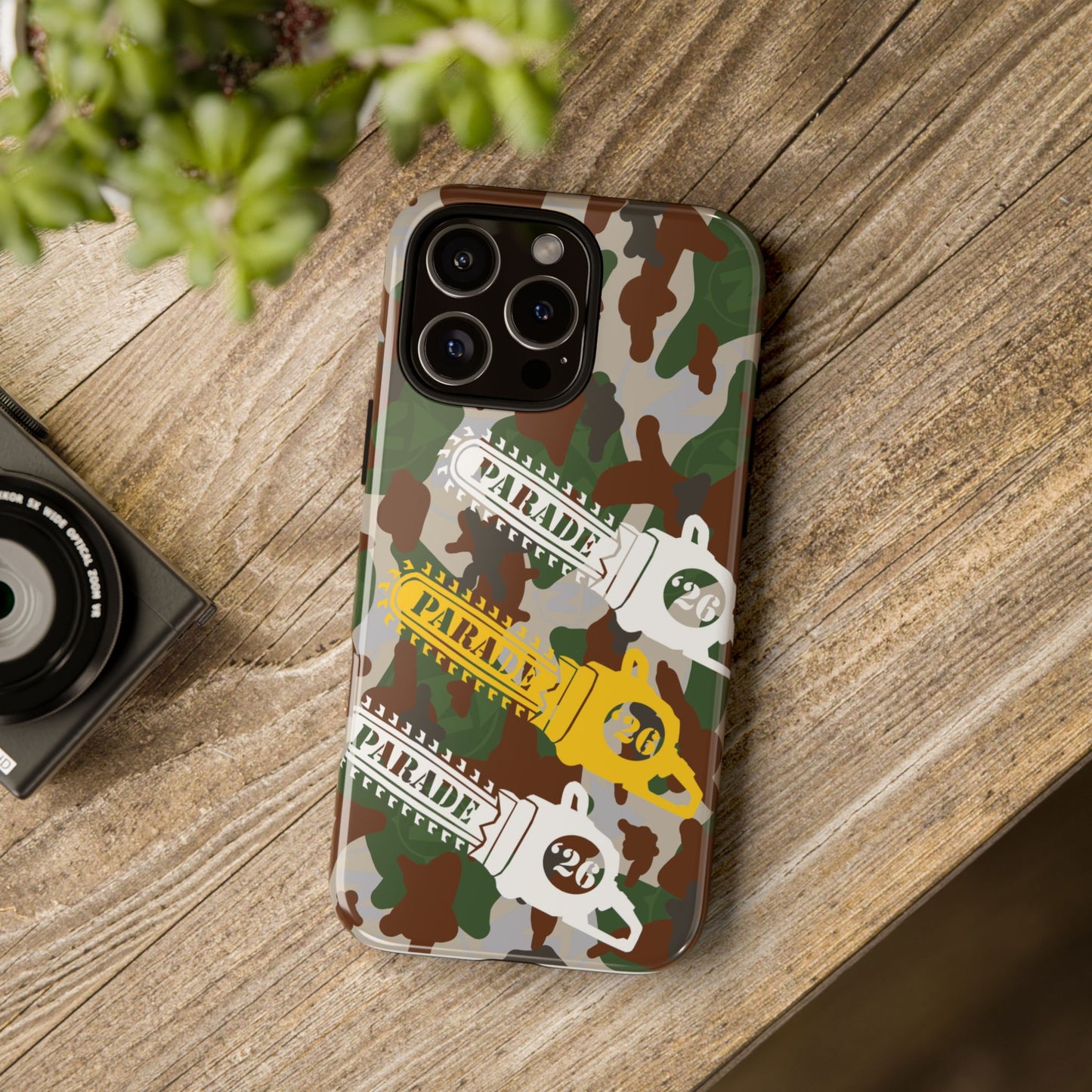 Chainsaw Icon | Camo - Protective Phone Case