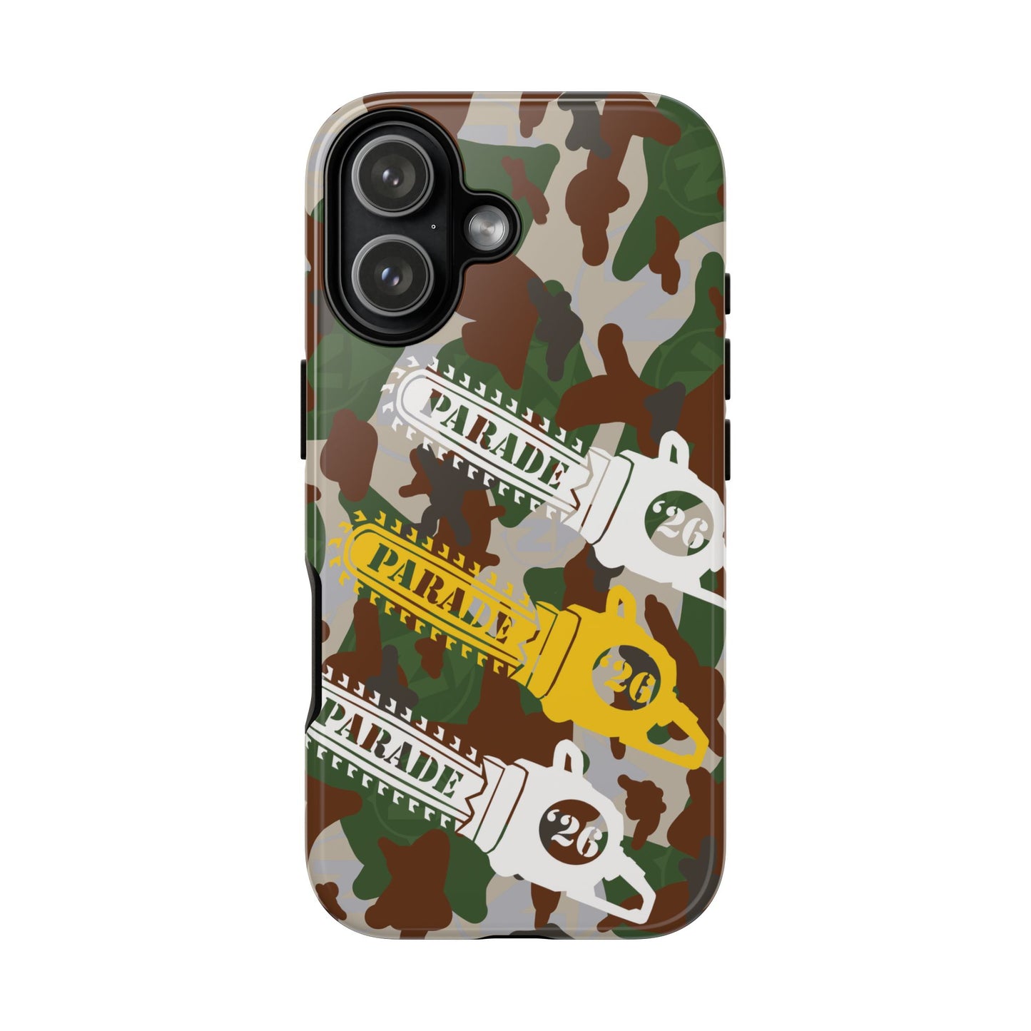 Chainsaw Icon | Camo - Protective Phone Case