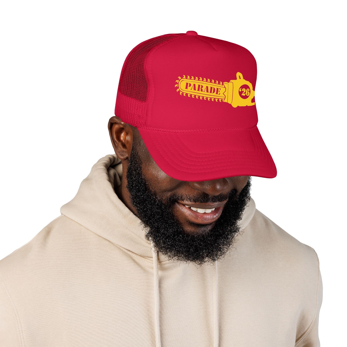 Chainsaw Icon - Retro Mesh Trucker Hat
