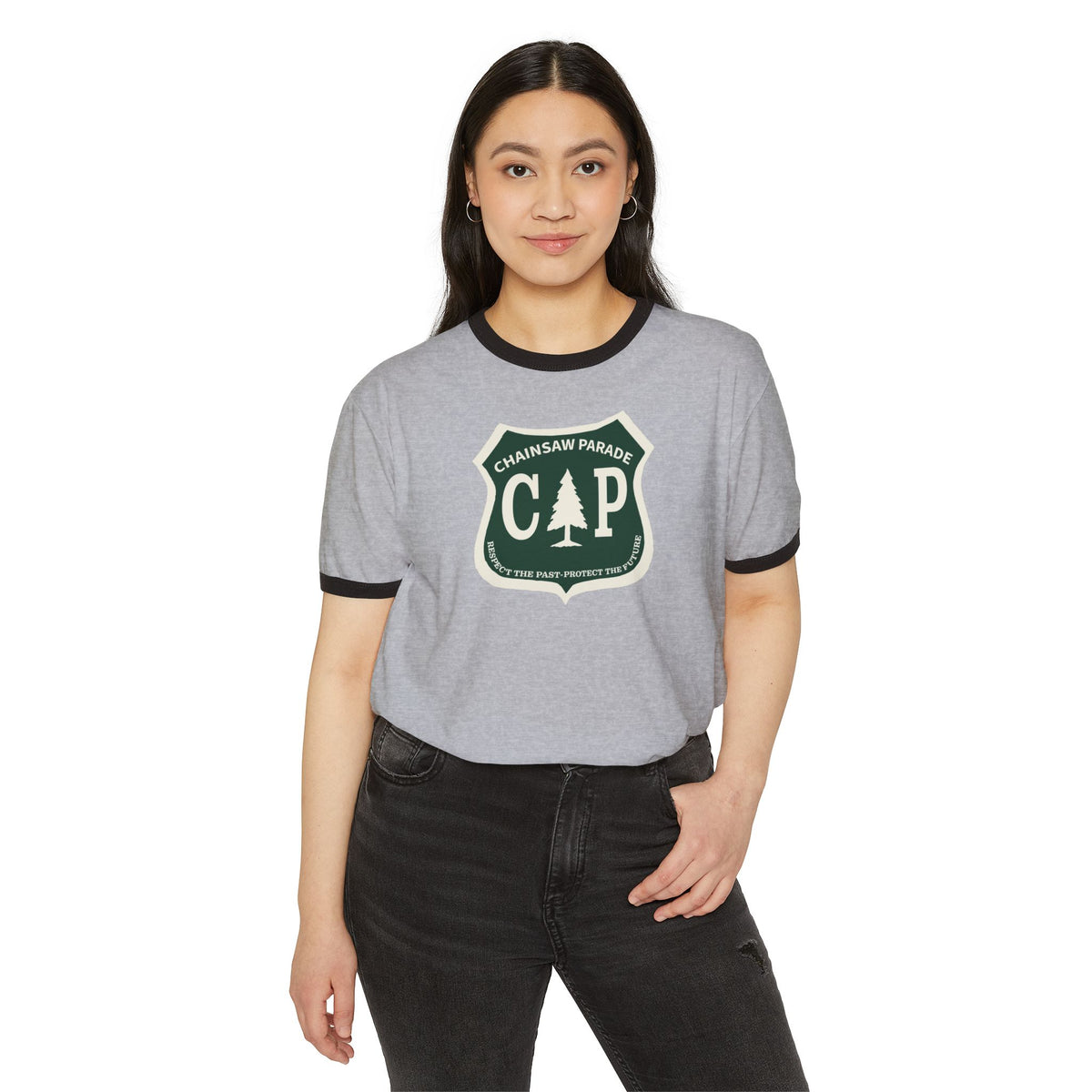 Legacy Shield - Retro Unisex Cotton Ringer T-Shirt
