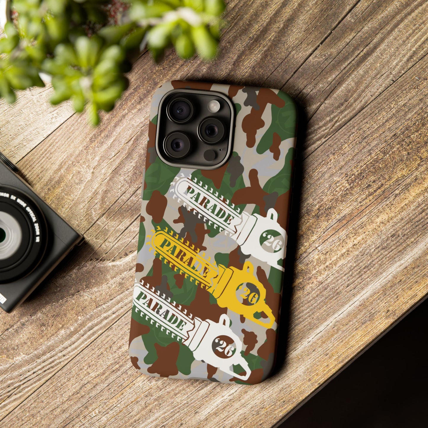 Chainsaw Icon | Camo - Protective Phone Case