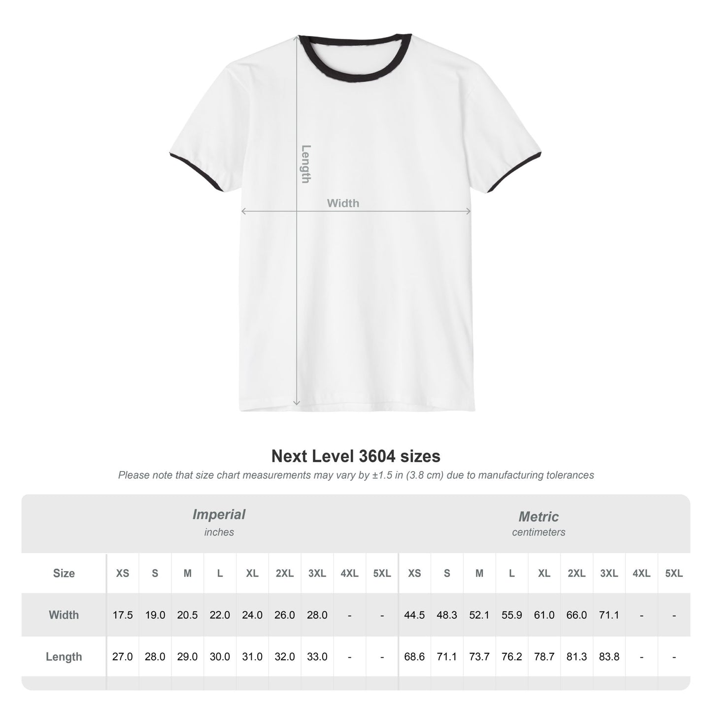 100% Natural PB Label - Unisex Cotton Ringer T-Shirt