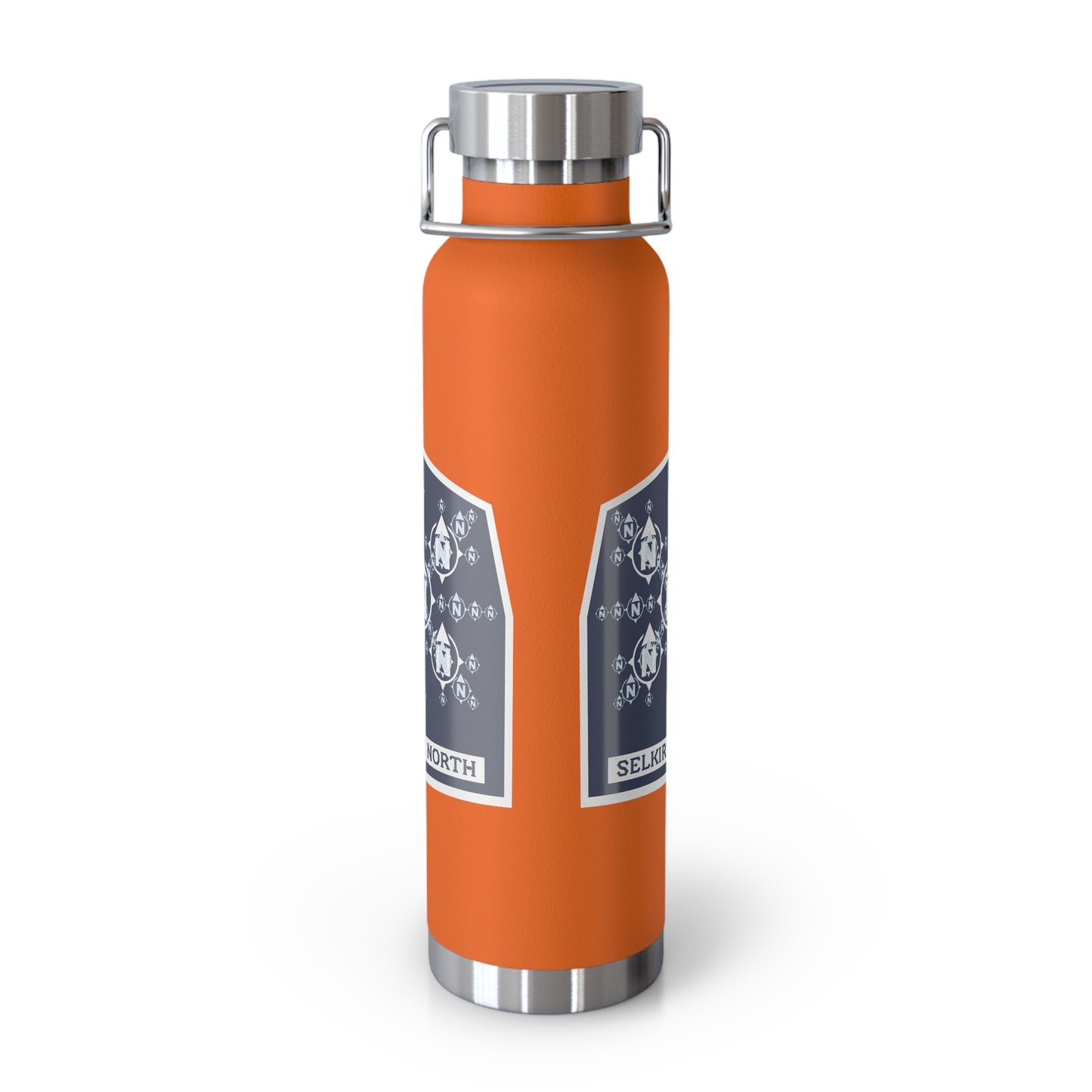 Snowflake Icon Badge - Insulated 22oz Copper Water Bottle