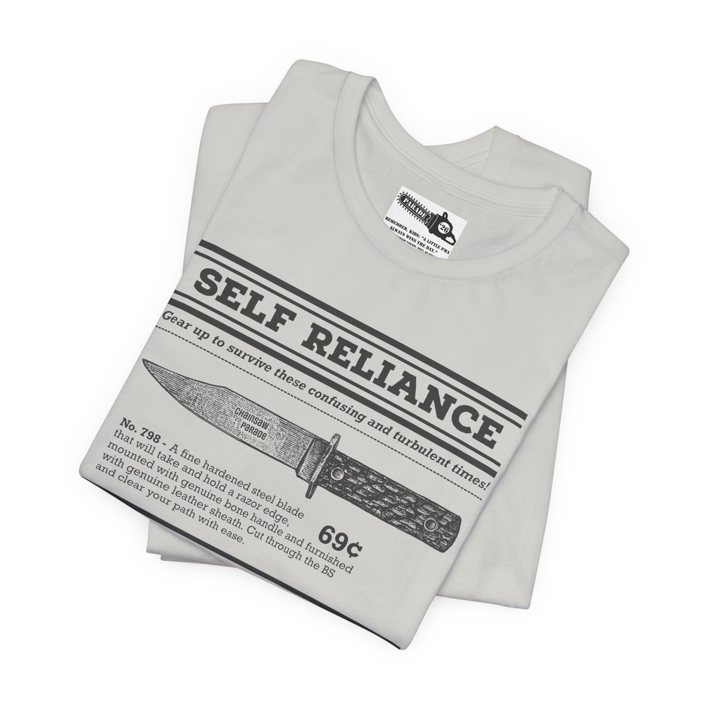 Self Reliance | Big Knife - Unisex Jersey Short Sleeve Tee