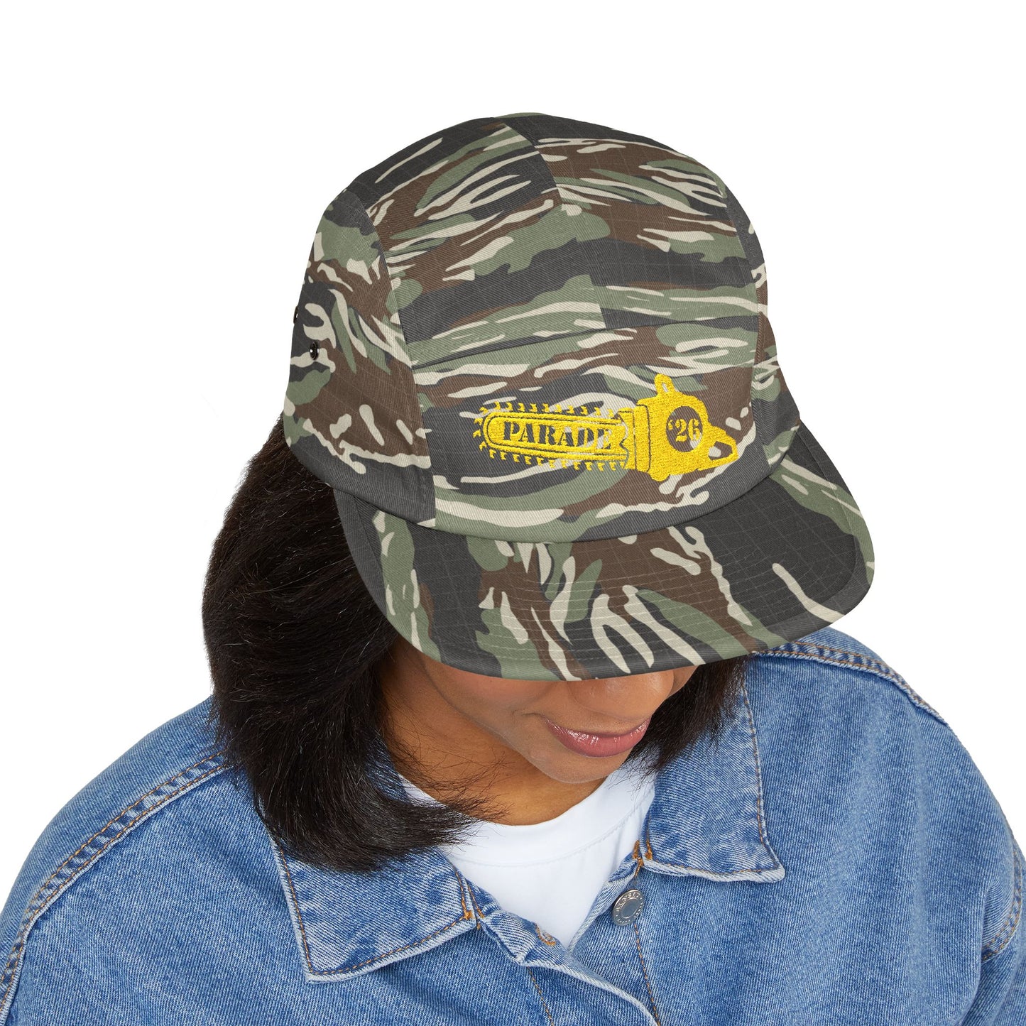Chainsaw Icon - Embroidered 5-Panel Cap