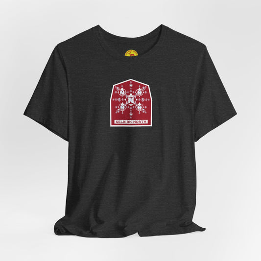 Snowflake Icon Badge — SS Unisex Tee