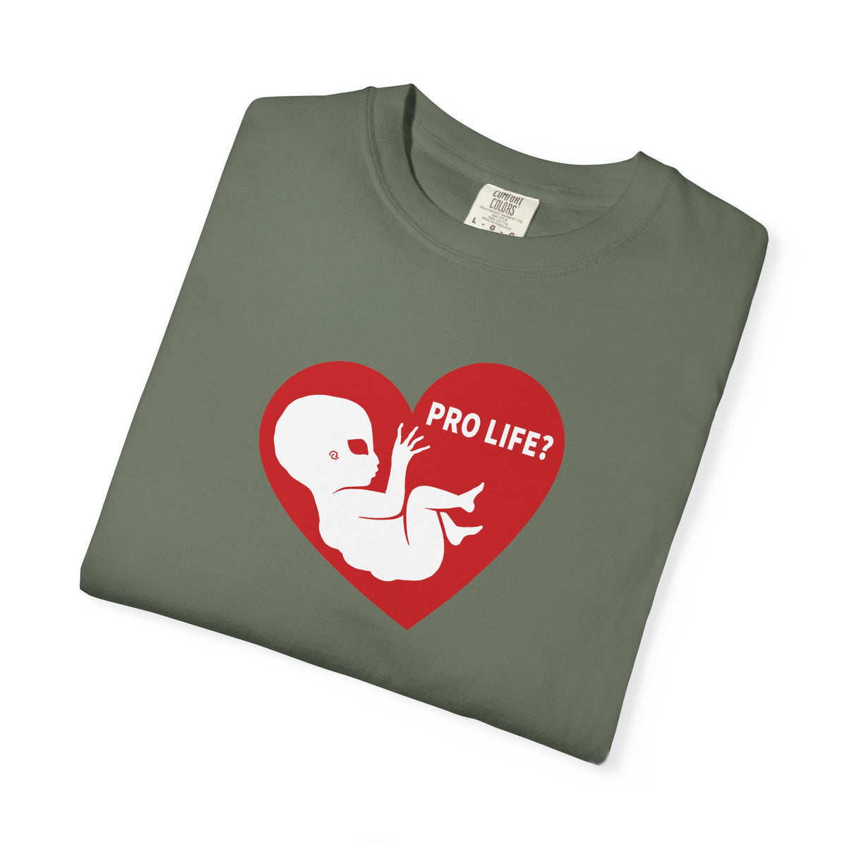 Pro Life? | Extra Terrestrial - Unisex Garment-Dyed T-shirt