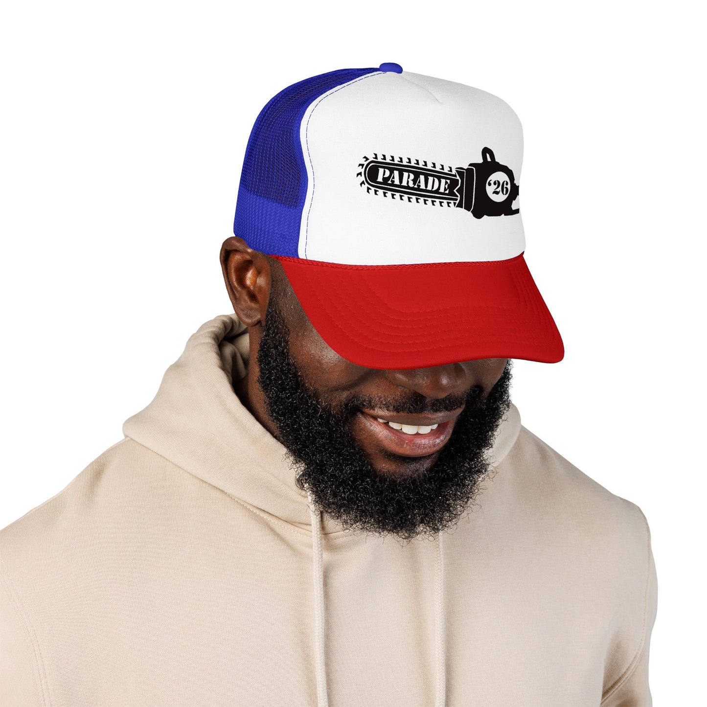 Chainsaw Icon - Retro Mesh Trucker Hat
