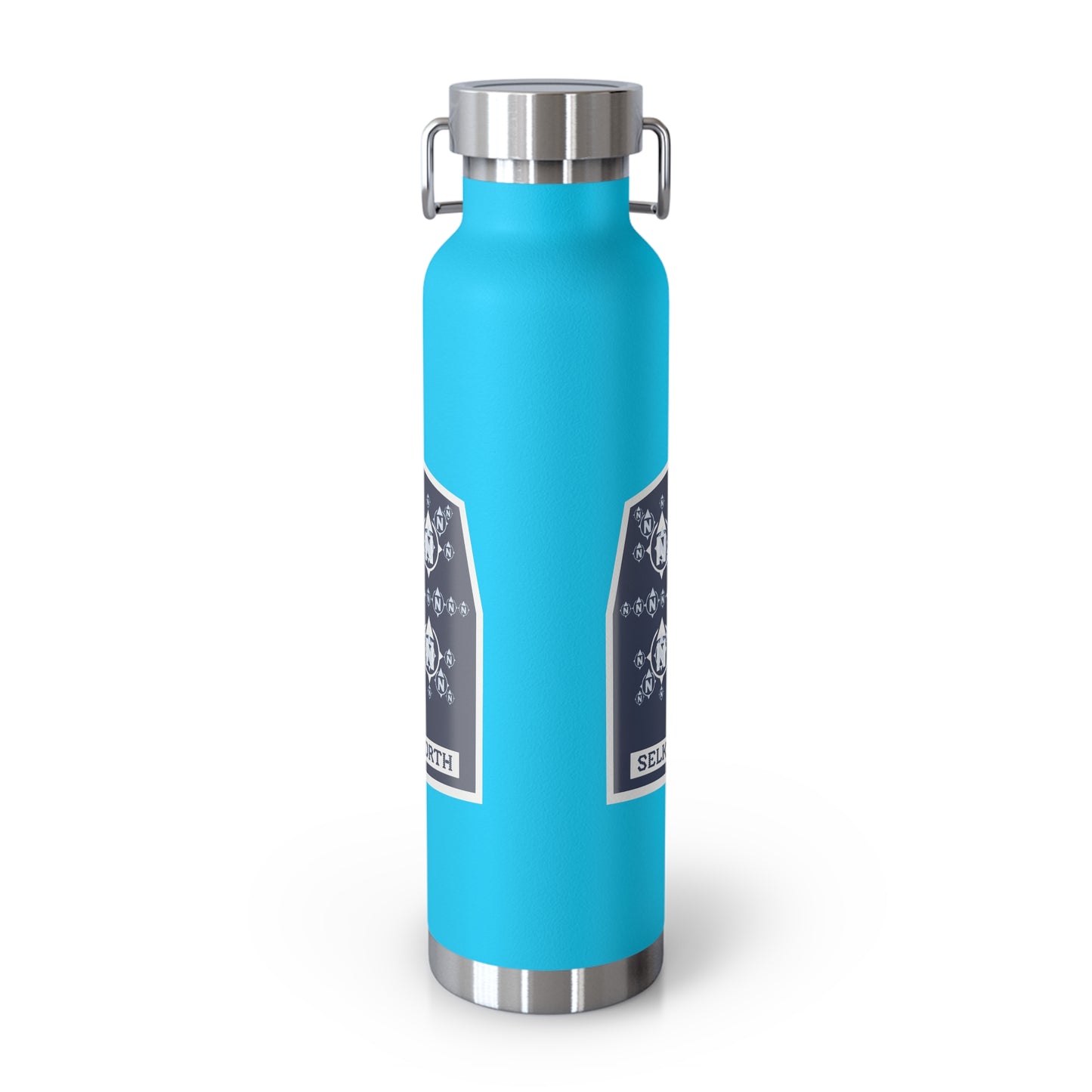 Snowflake Icon Badge - Insulated 22oz Copper Water Bottle