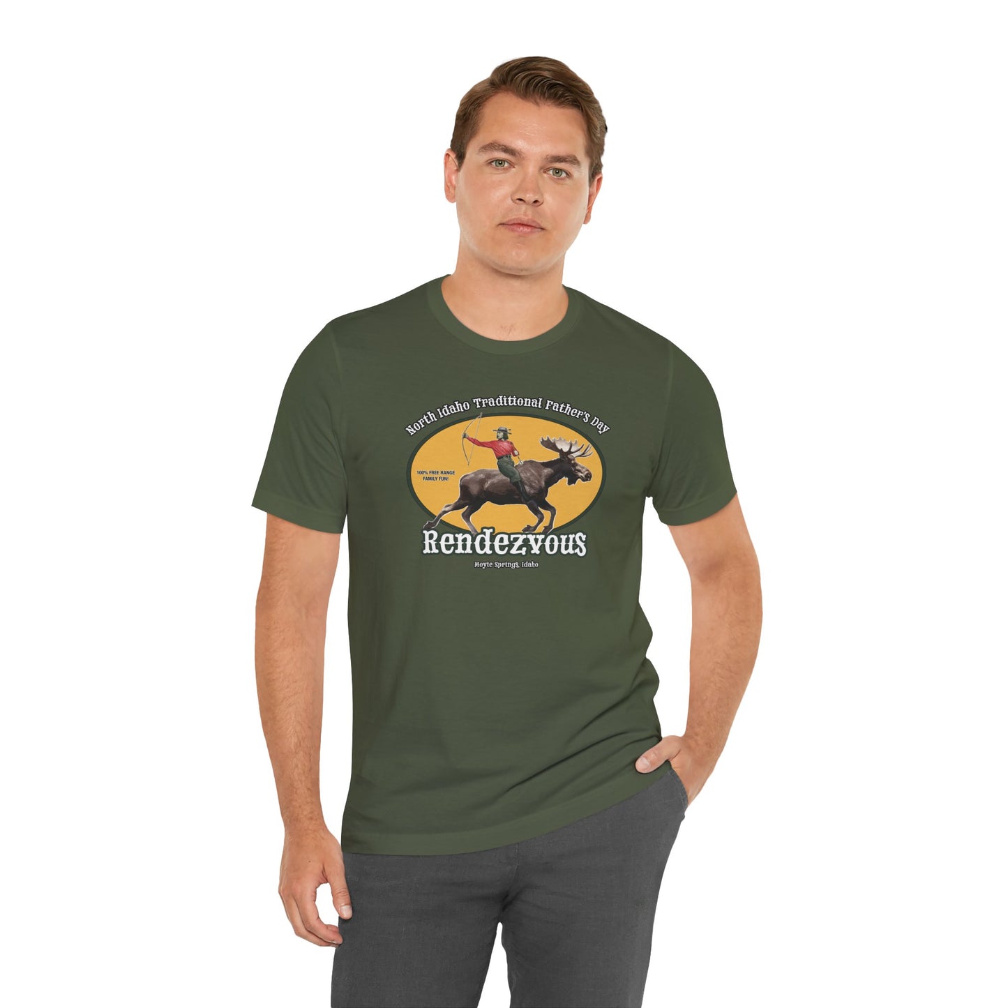 NITB Rendezvous | Moose Rider Beer Label - Unisex Jersey Short Sleeve Tee