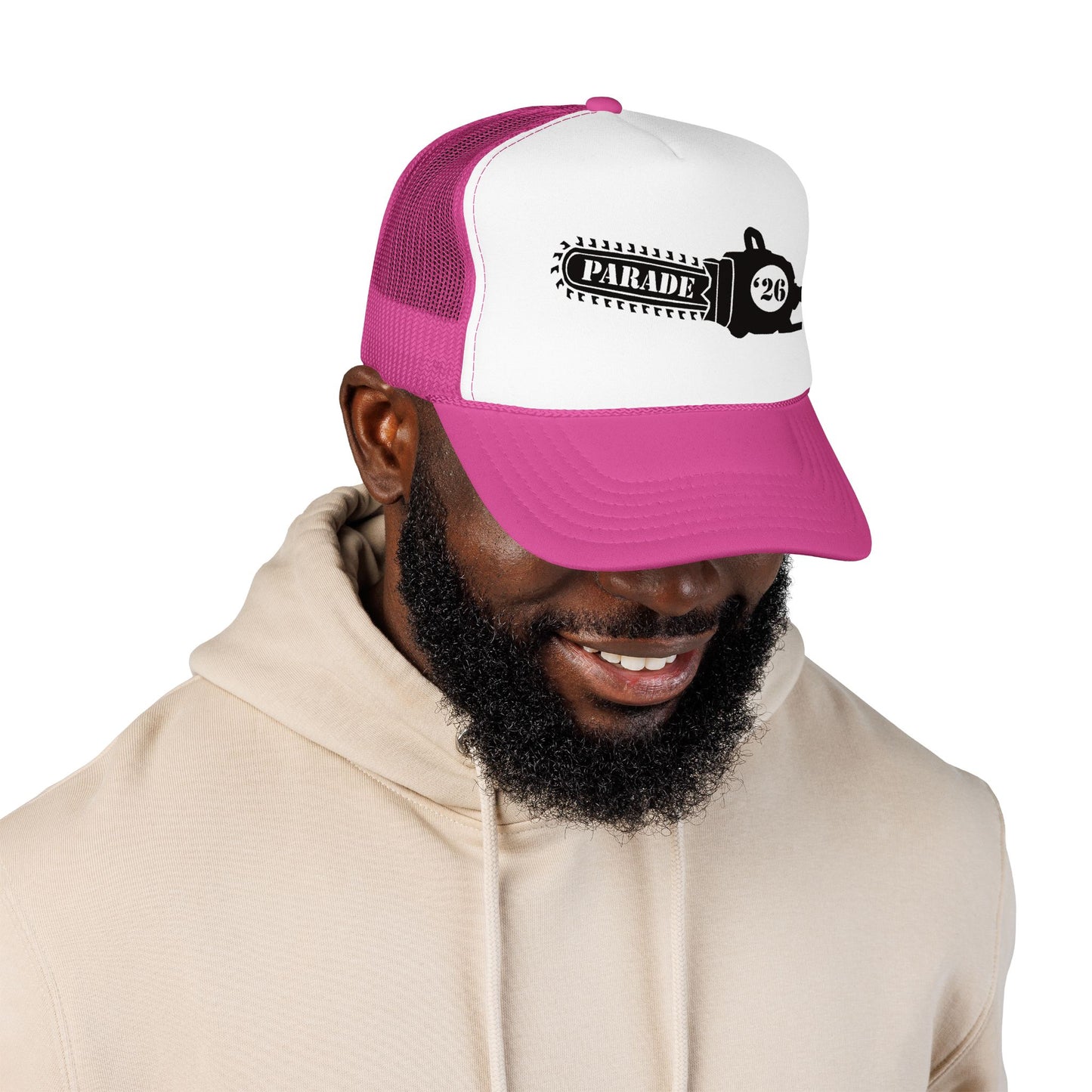 Chainsaw Icon - Retro Mesh Trucker Hat