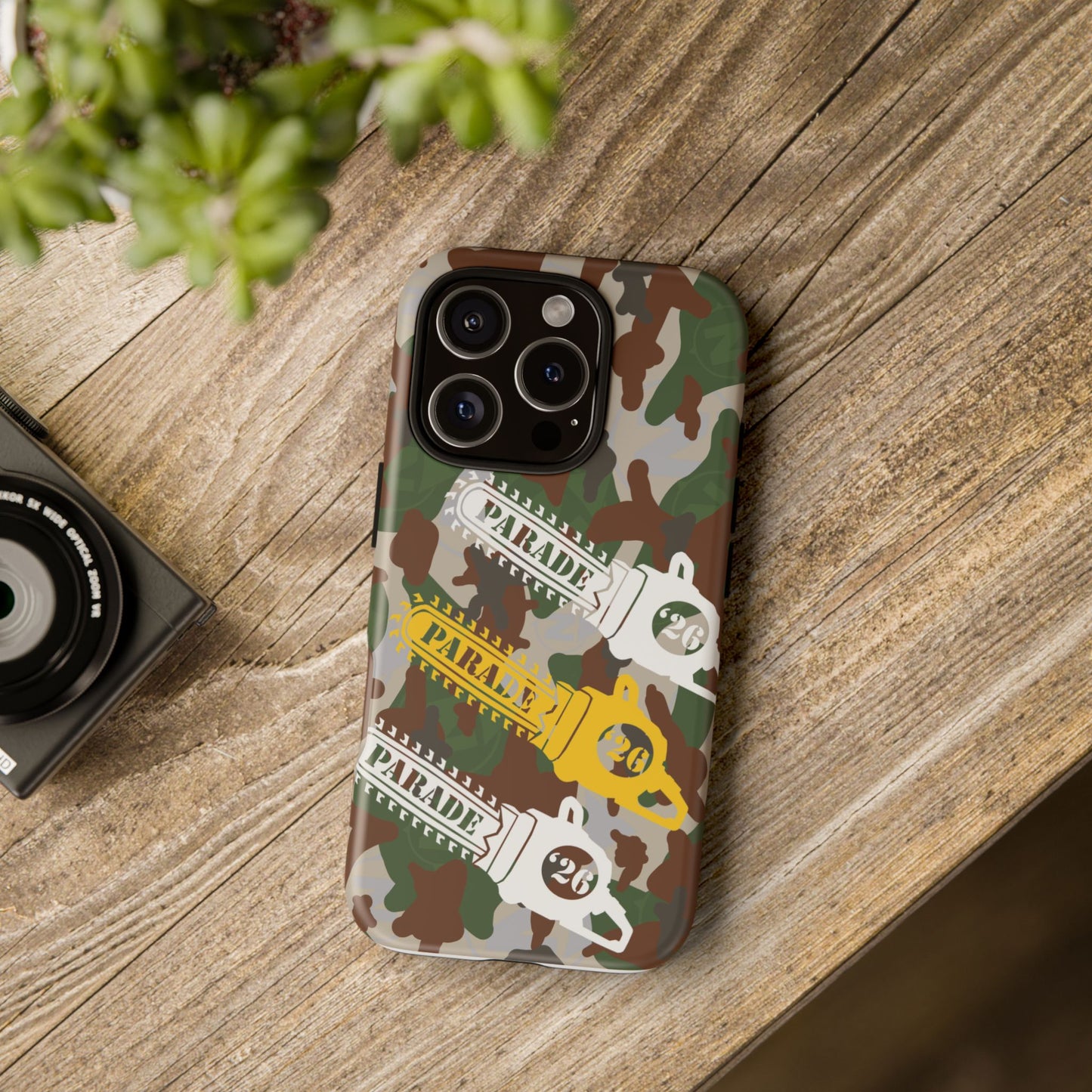 Chainsaw Icon | Camo - Protective Phone Case