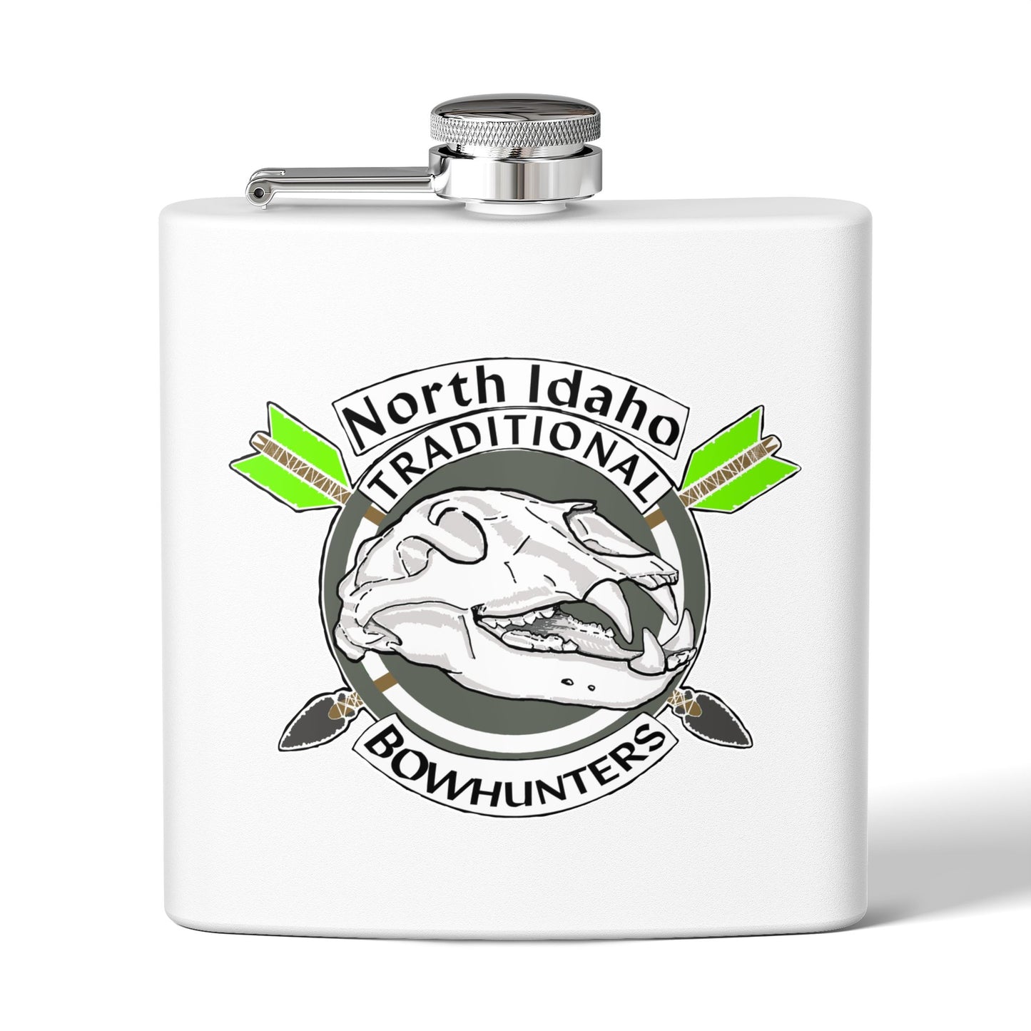 NITB "Pocket Pistol" - Stainless Steel Flask, 6oz