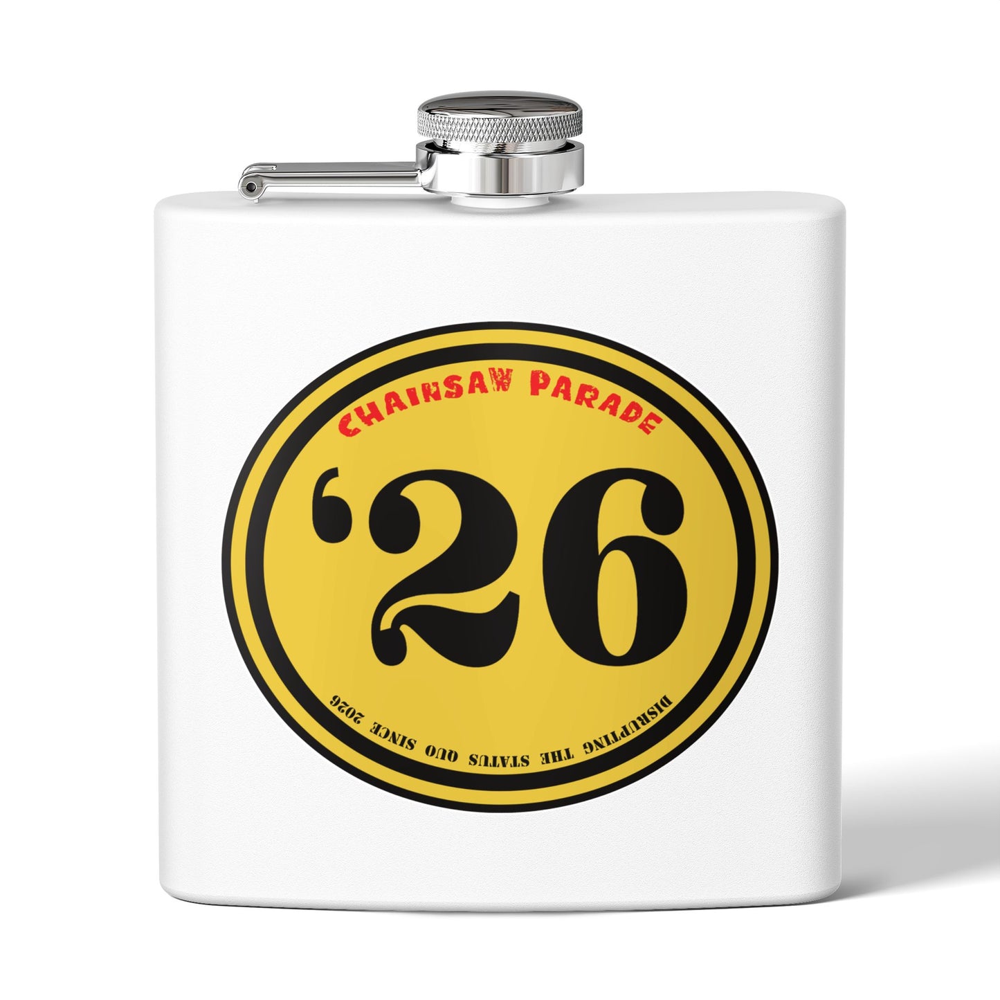 Since '26 Racing Patch -  6oz Stainless Steel Flask