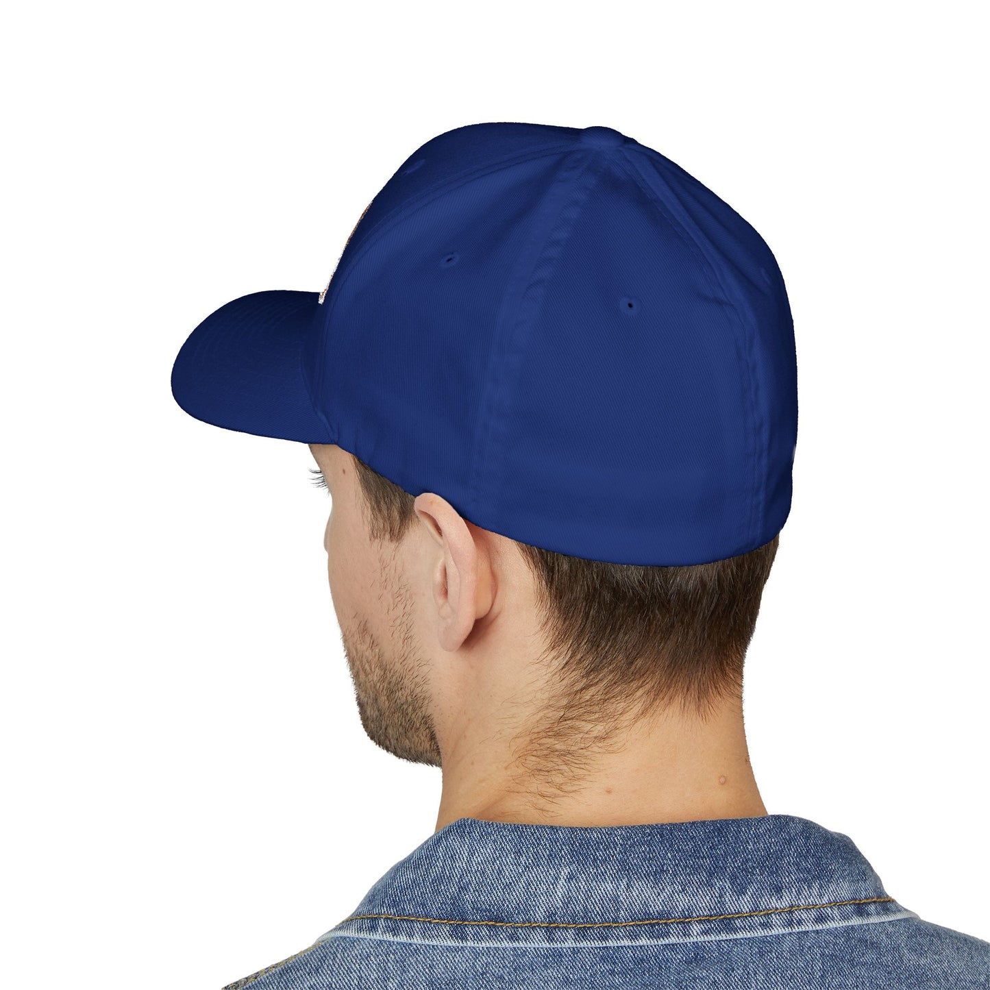 Chainsaw Icon Embroidered - Flexfit Creamsicle Logo Cap