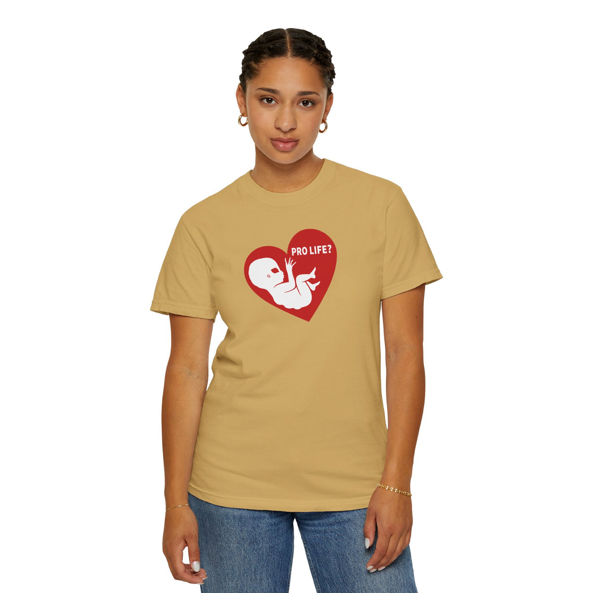 Pro Life? | Extra Terrestrial - Unisex Garment-Dyed T-shirt