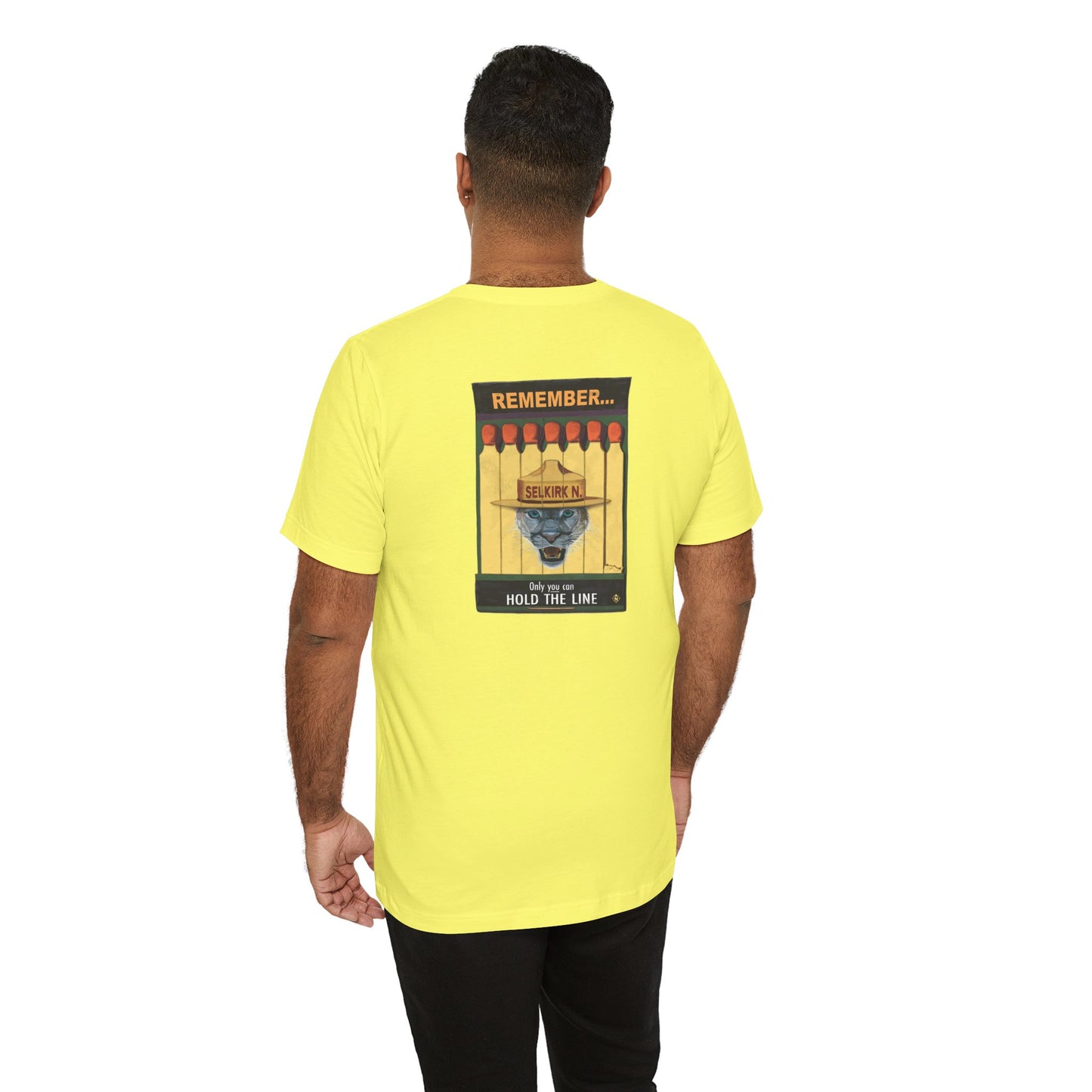 Selkirk Tommy Vintage Matchbook | Hold The Line - Motivational,  Unisex SS T-Shirt