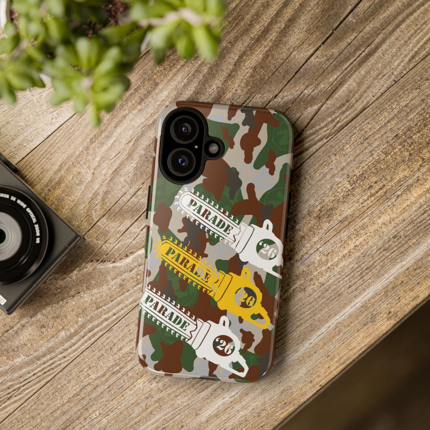 Chainsaw Icon | Camo - Protective Phone Case
