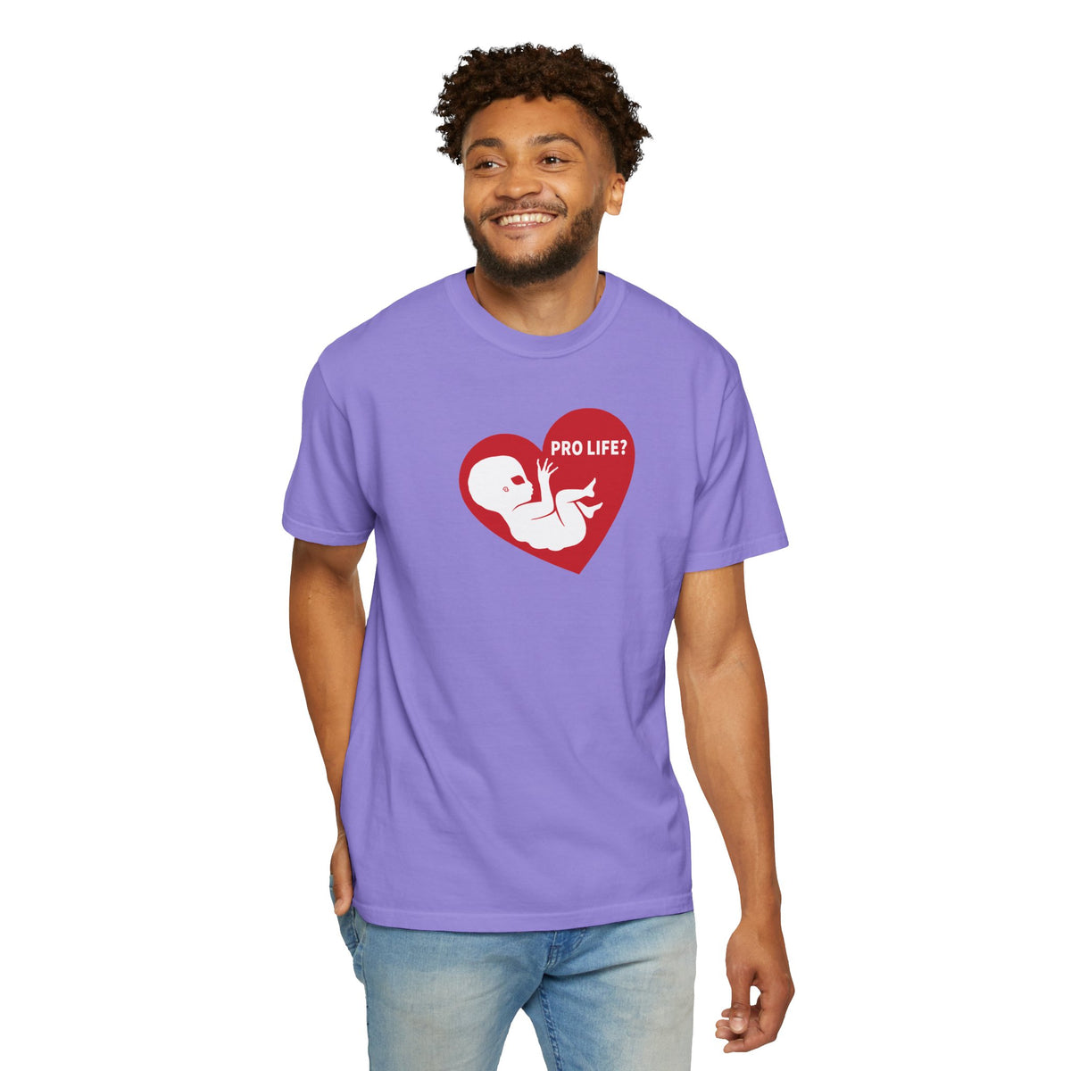 Pro Life? | Extra Terrestrial - Unisex Garment-Dyed T-shirt