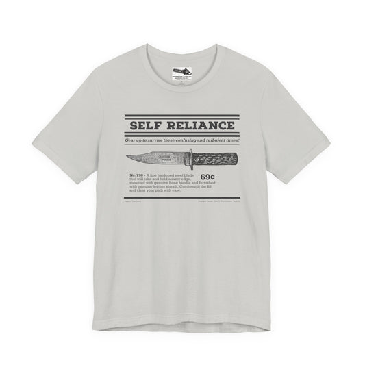 Self Reliance | Big Knife - Unisex Jersey Short Sleeve Tee