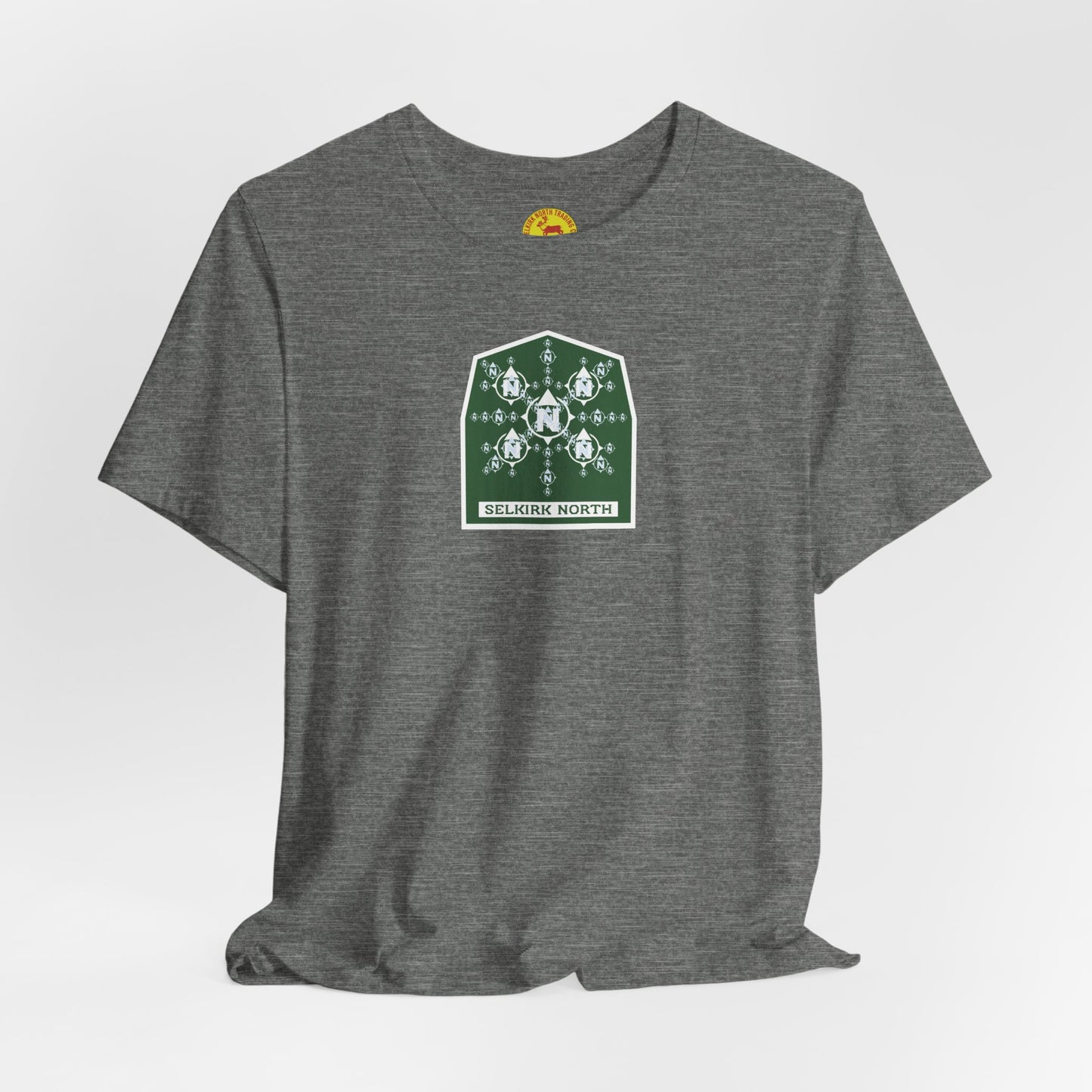 Snowflake Icon Badge — SS Unisex Tee