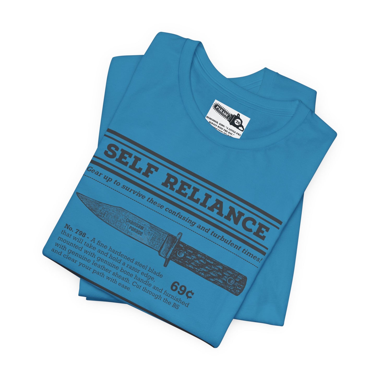 Self Reliance | Big Knife - Unisex Jersey Short Sleeve Tee