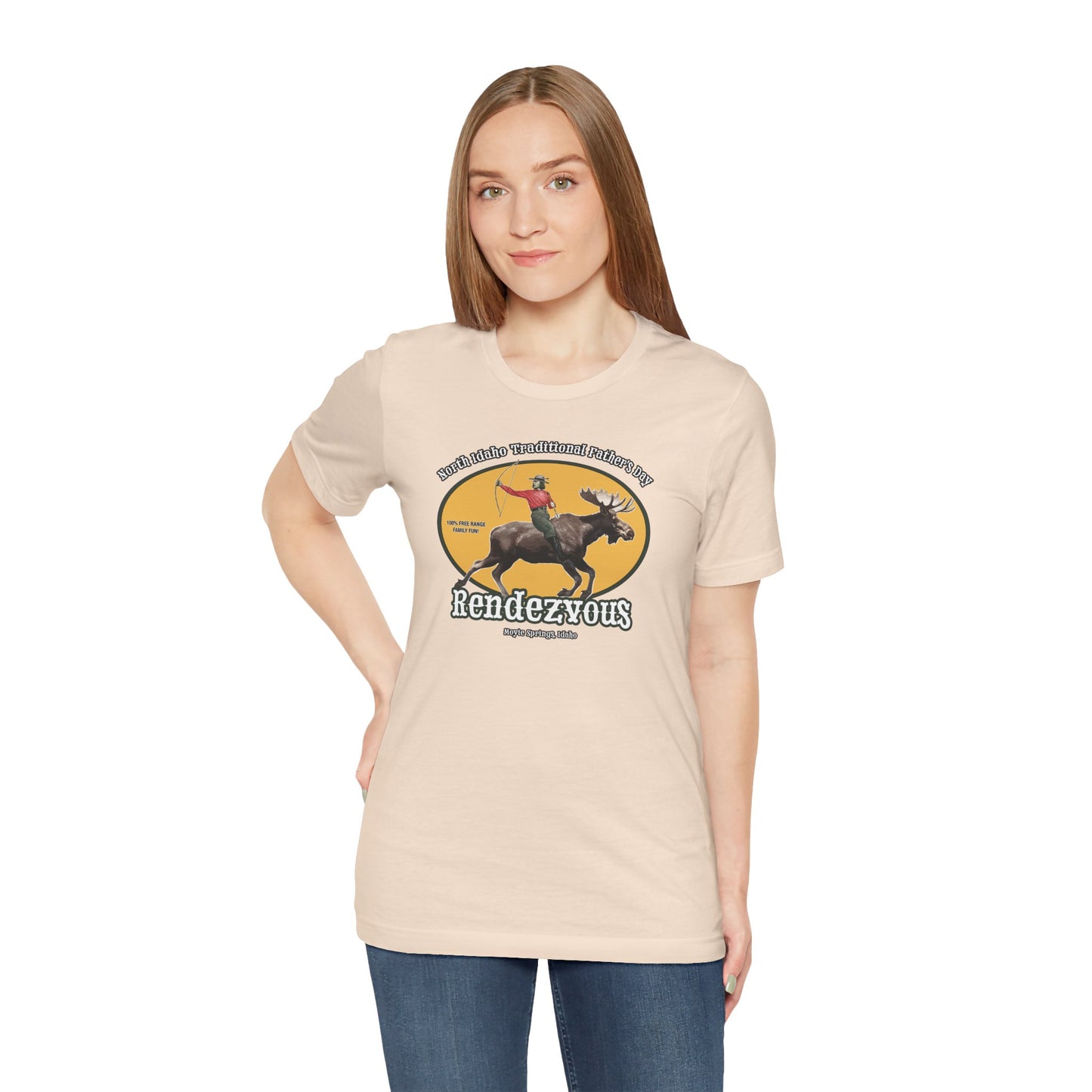 NITB Rendezvous | Moose Rider Beer Label - Unisex Jersey Short Sleeve Tee