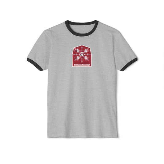 Snowflake Icon Badge - Ringer Tee