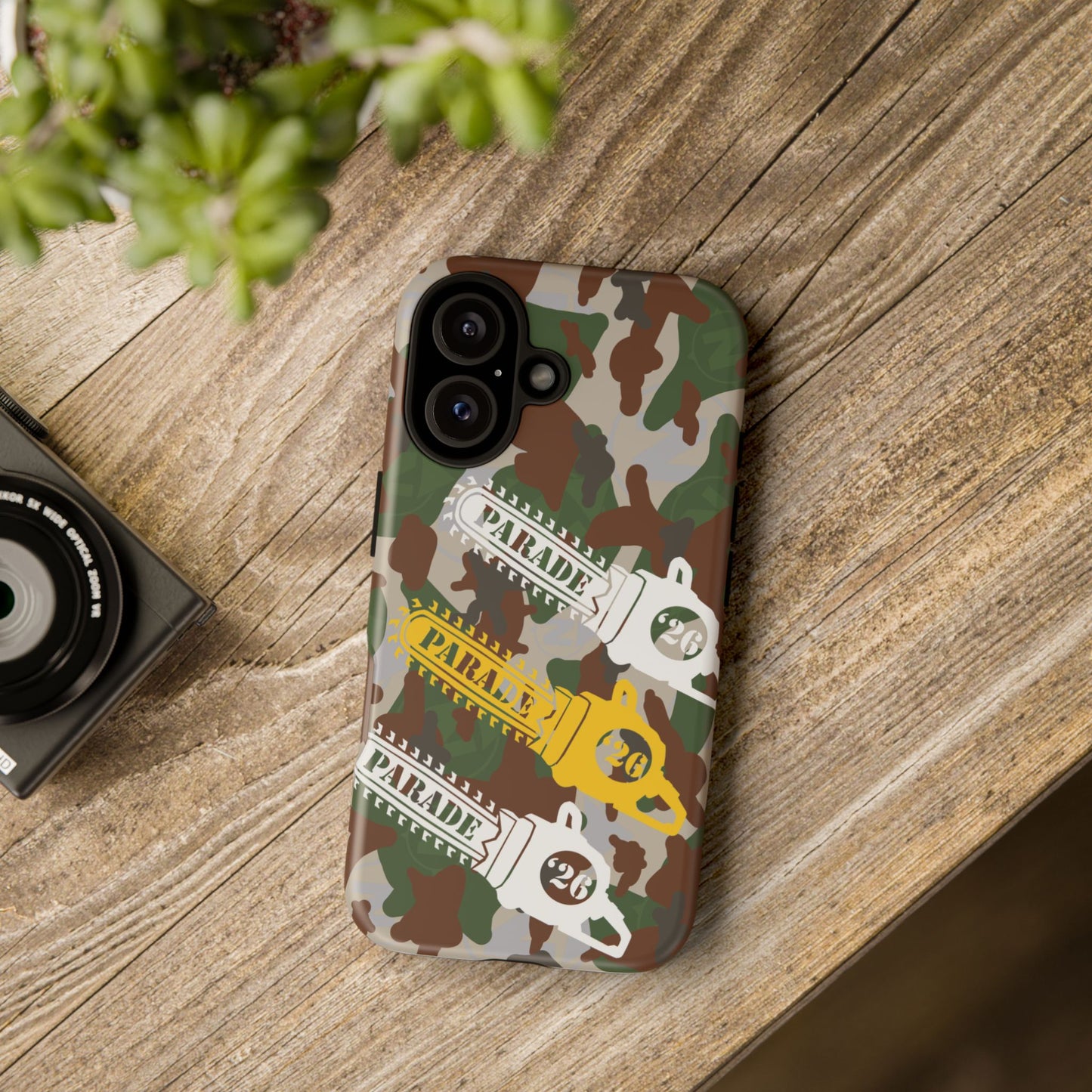 Chainsaw Icon | Camo - Protective Phone Case