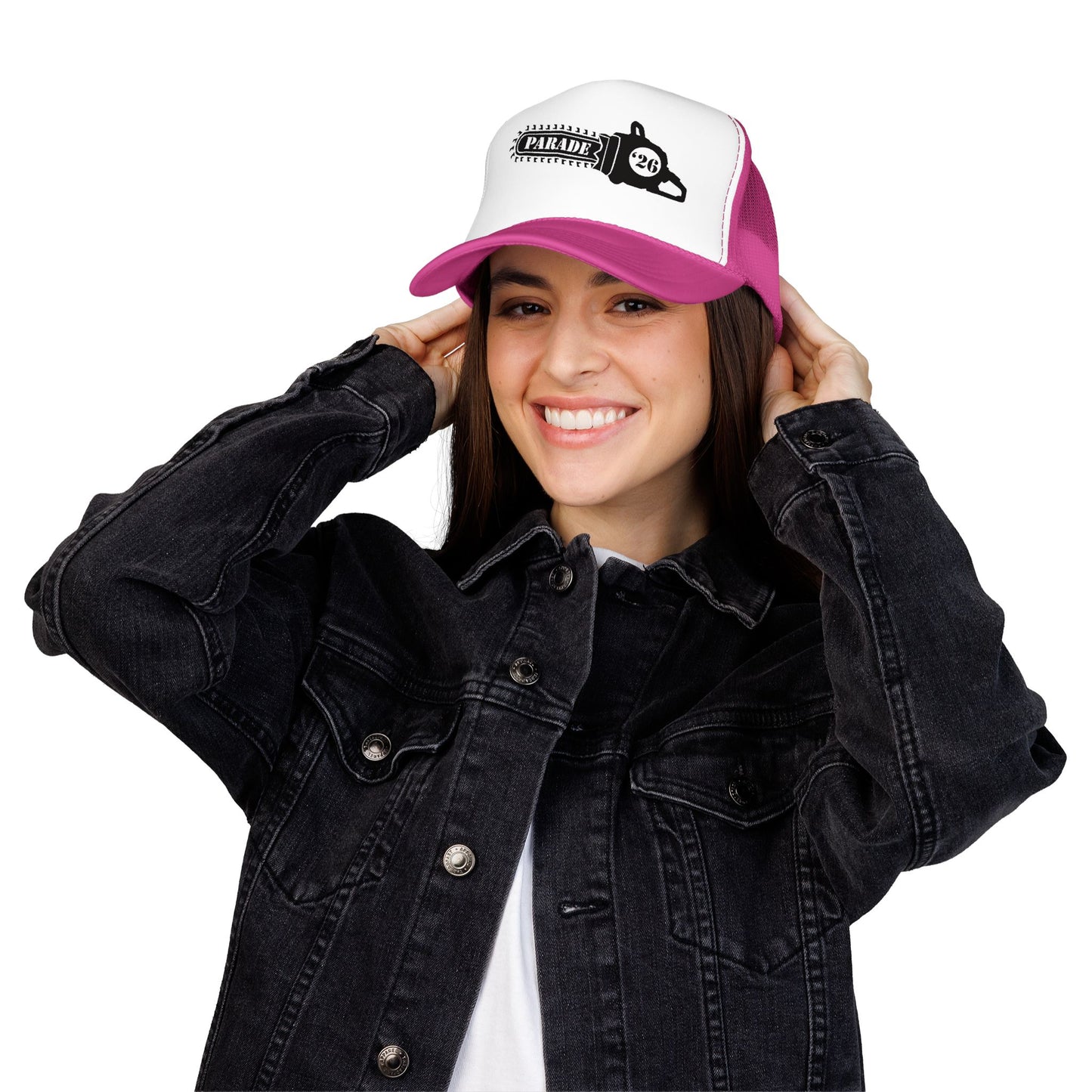 Chainsaw Icon - Retro Mesh Trucker Hat