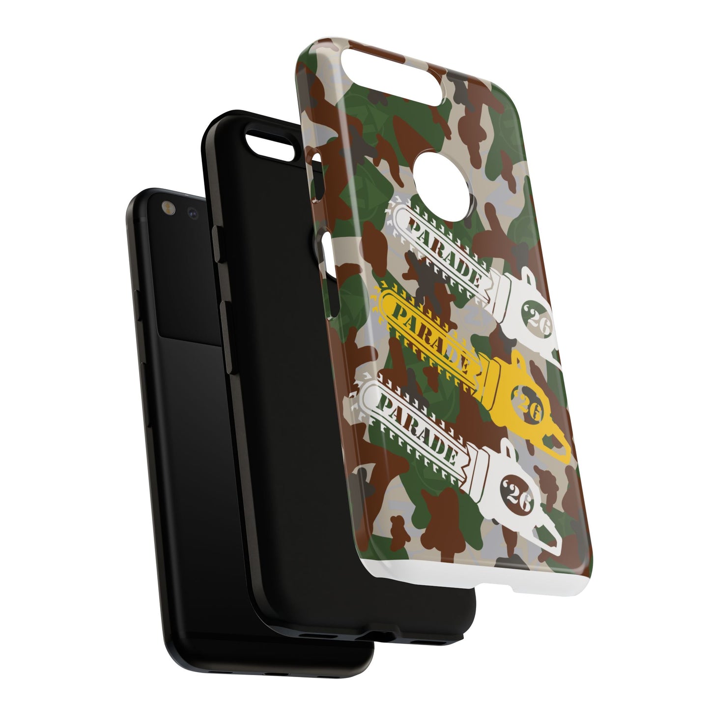 Chainsaw Icon | Camo - Protective Phone Case