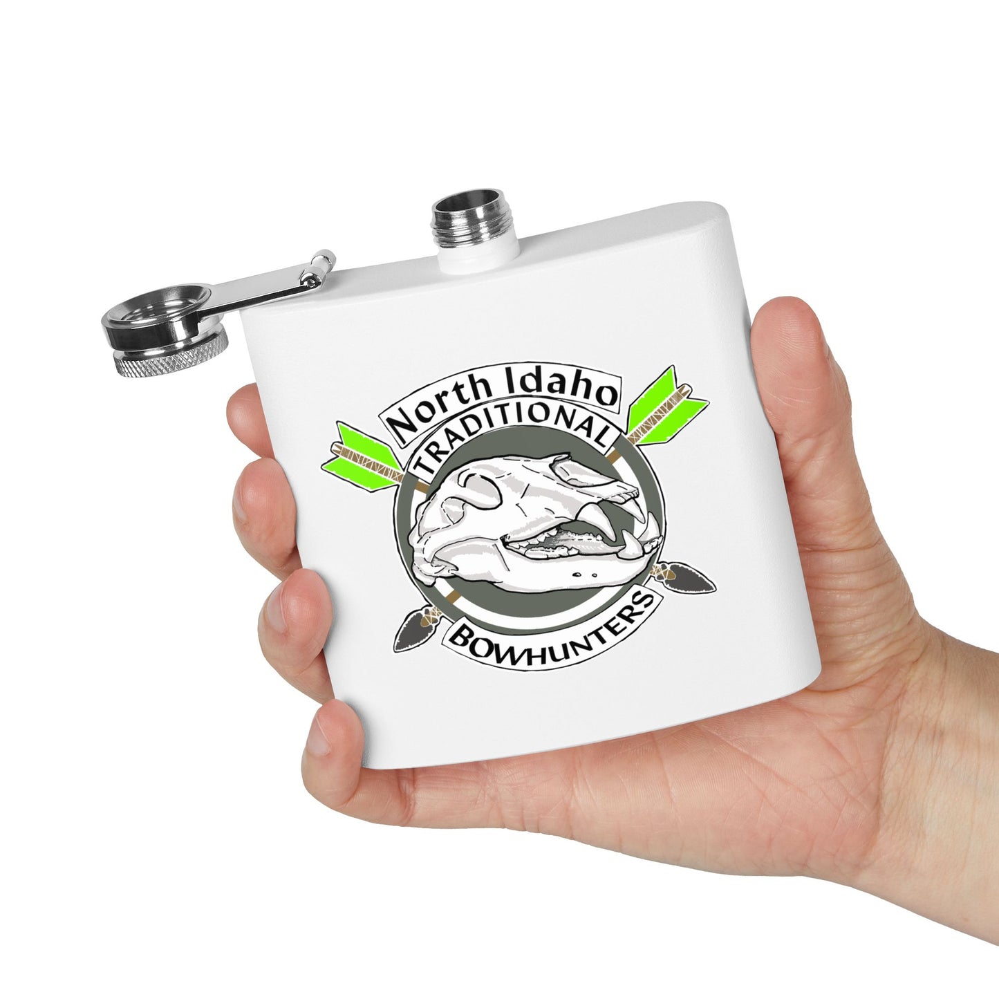 NITB "Pocket Pistol" - Stainless Steel Flask, 6oz