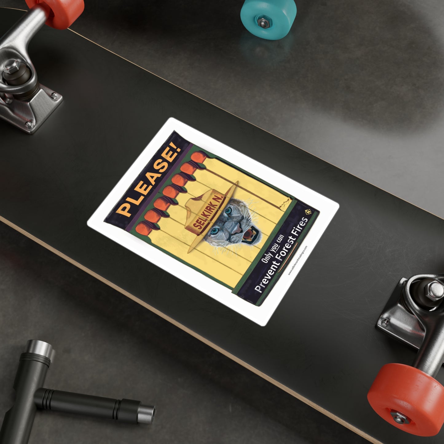 Selkirk Tommy Prevent Forest Fires | Vintage Matchbook –  Kiss-Cut Vinyl Sticker