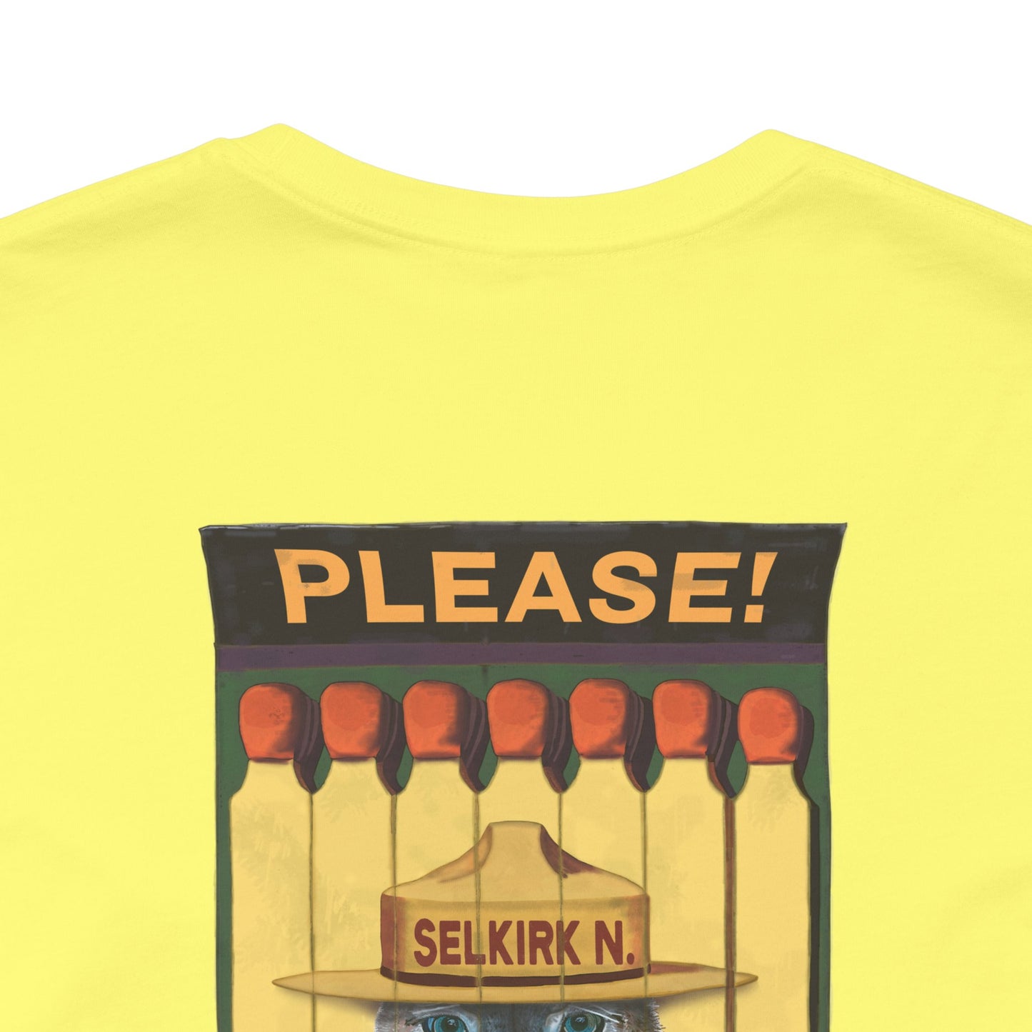 Selkirk Tommy | Vintage PSA Matchbook | Prevent Forest Fires  | Unisex SS T-Shirt
