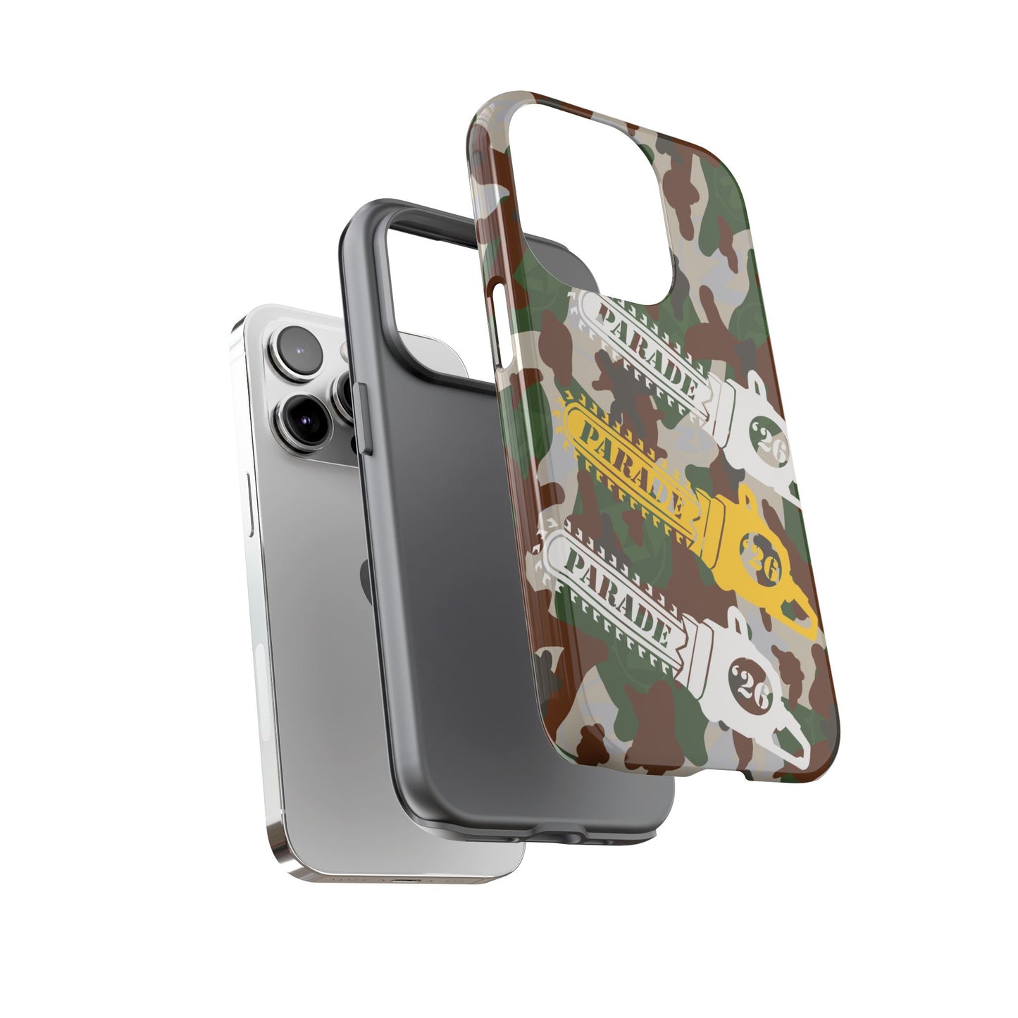 Chainsaw Icon | Camo - Protective Phone Case