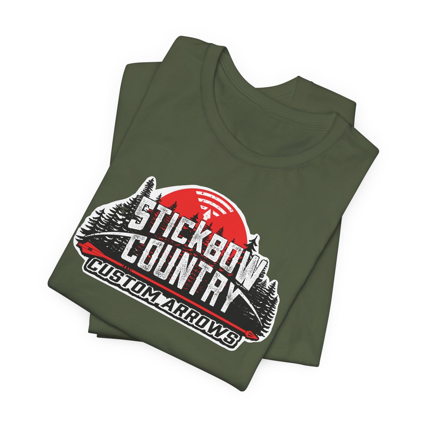 Stickbow Country Custom Arrows Logo - Short Sleeve Tee