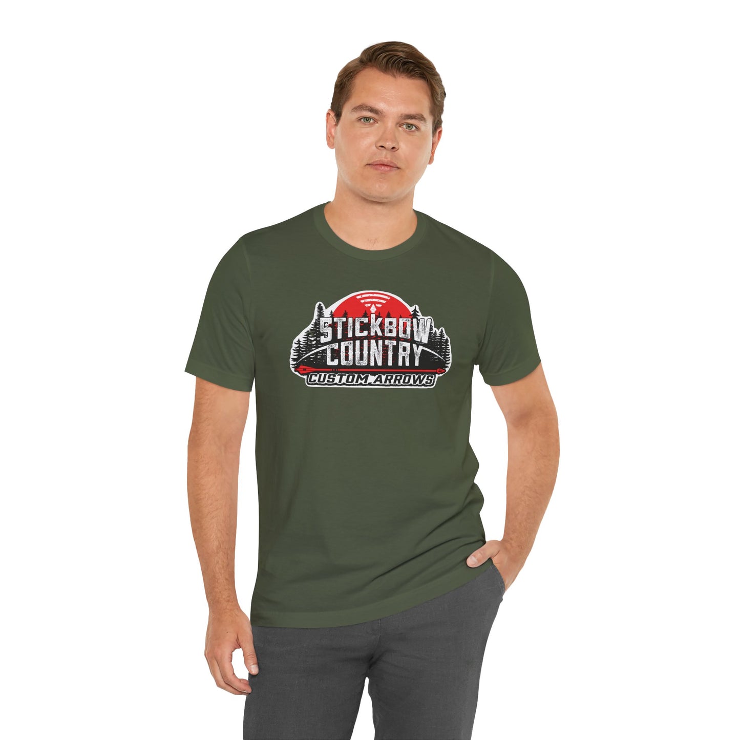 Stickbow Country Custom Arrows Logo - Short Sleeve Tee