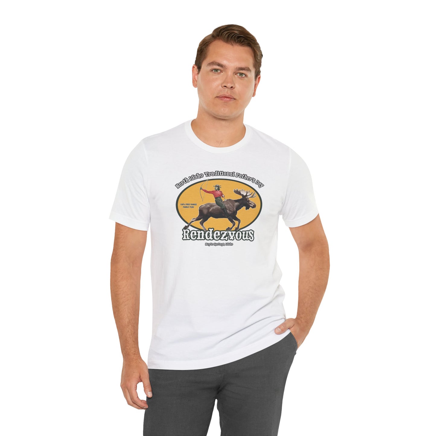 NITB Rendezvous | Moose Rider Beer Label - Unisex Jersey Short Sleeve Tee
