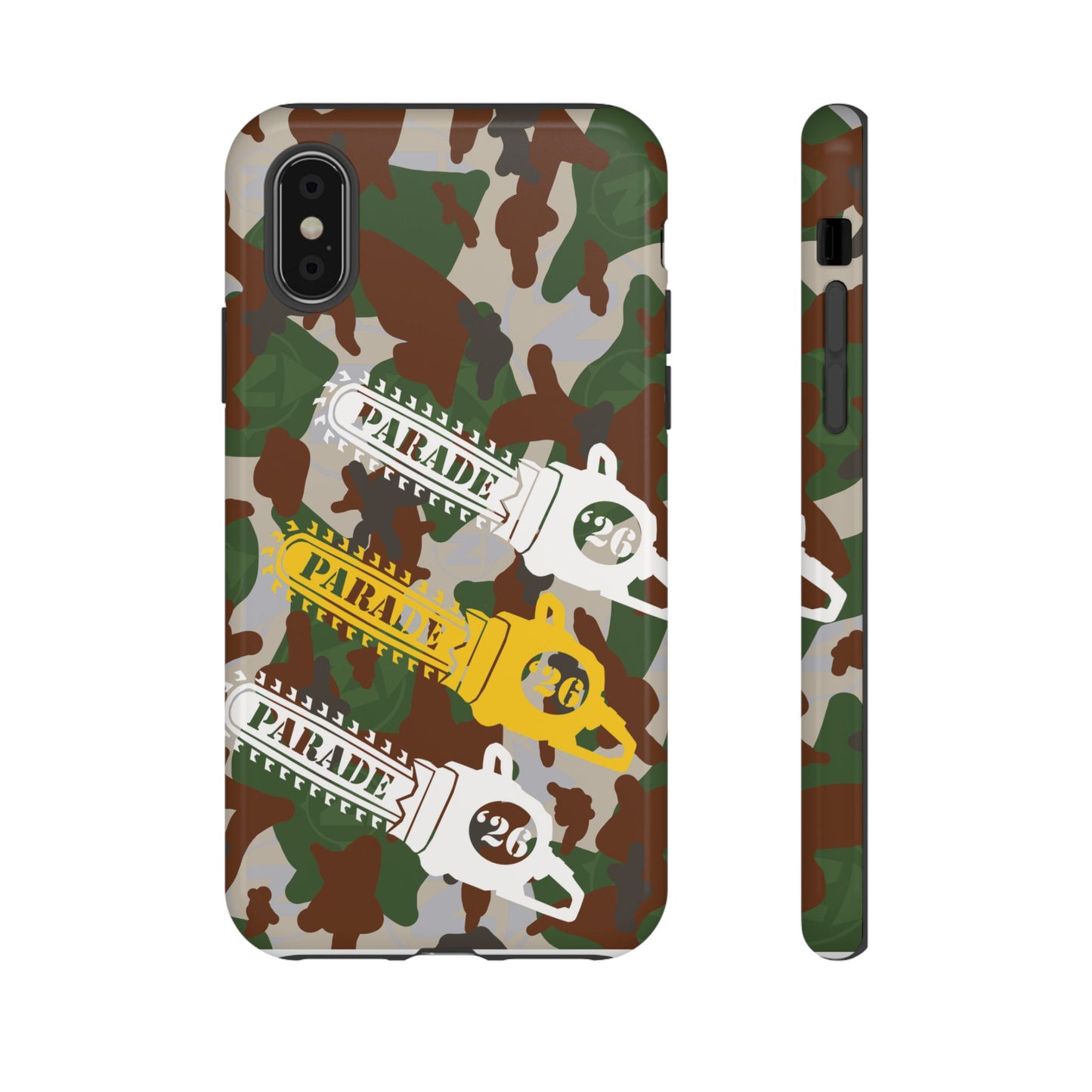 Chainsaw Icon | Camo - Protective Phone Case