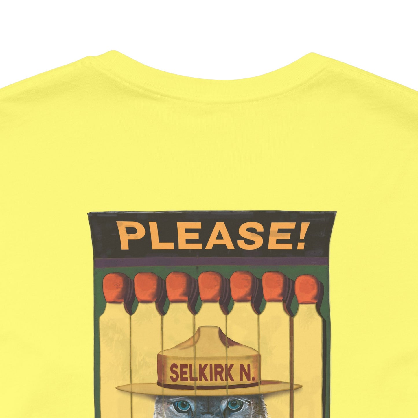Selkirk Tommy | Vintage PSA Matchbook | Prevent Forest Fires  | Unisex SS T-Shirt