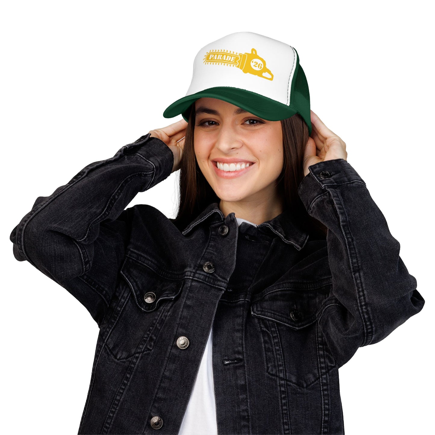 Chainsaw Icon - Retro Mesh Trucker Hat