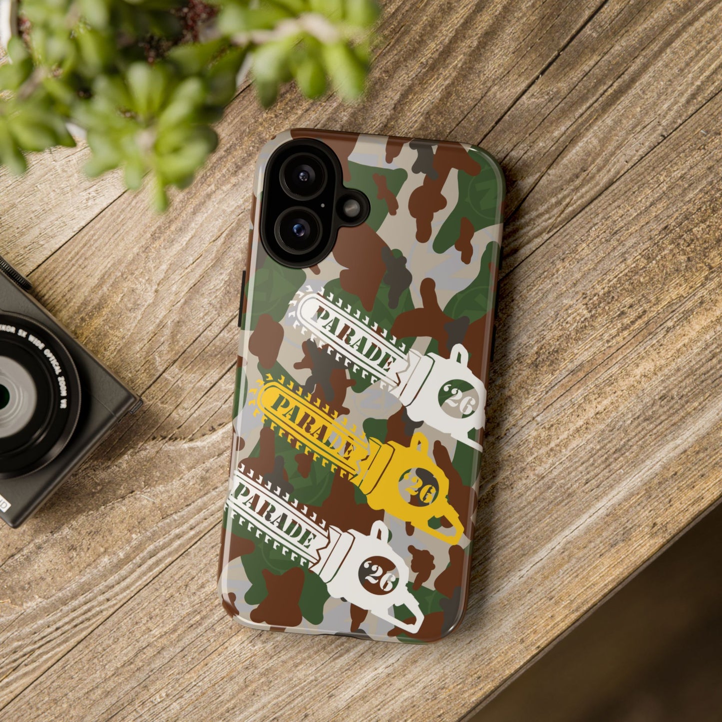 Chainsaw Icon | Camo - Protective Phone Case
