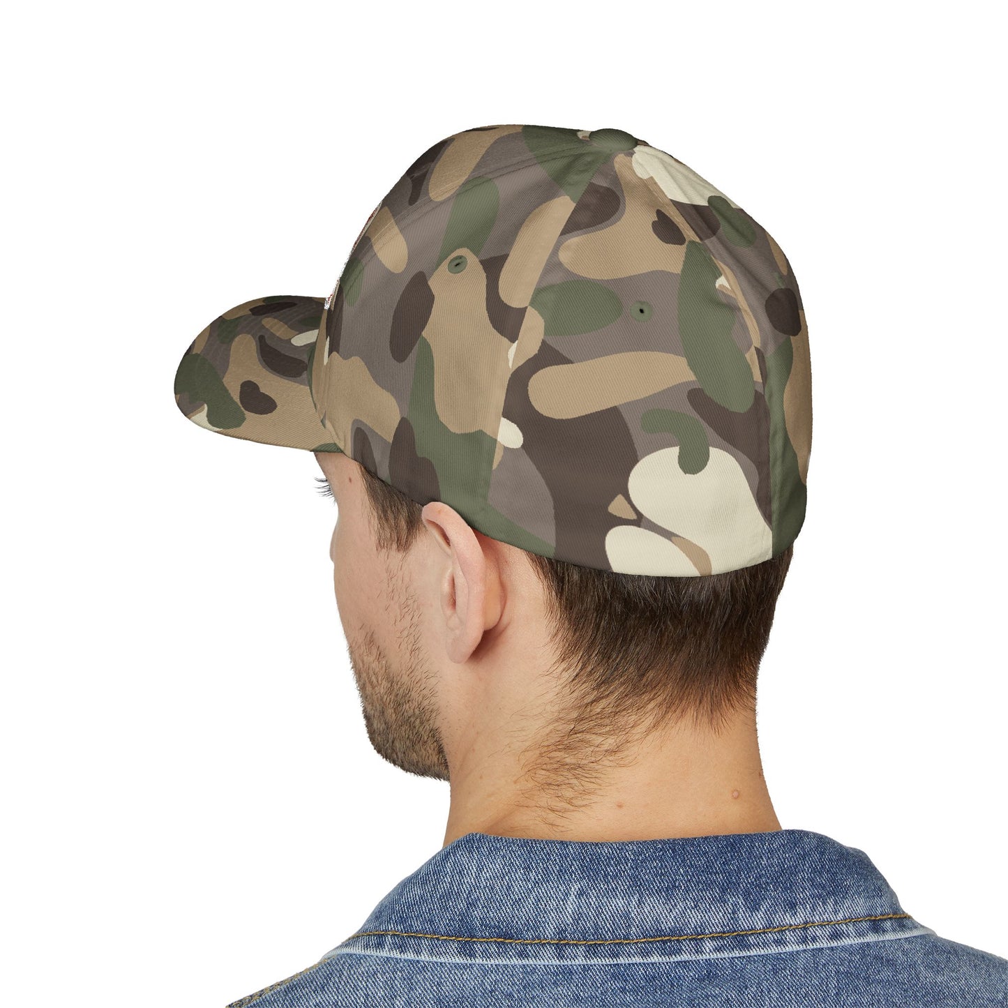 Chainsaw Icon Embroidered - Flexfit Creamsicle Logo Cap