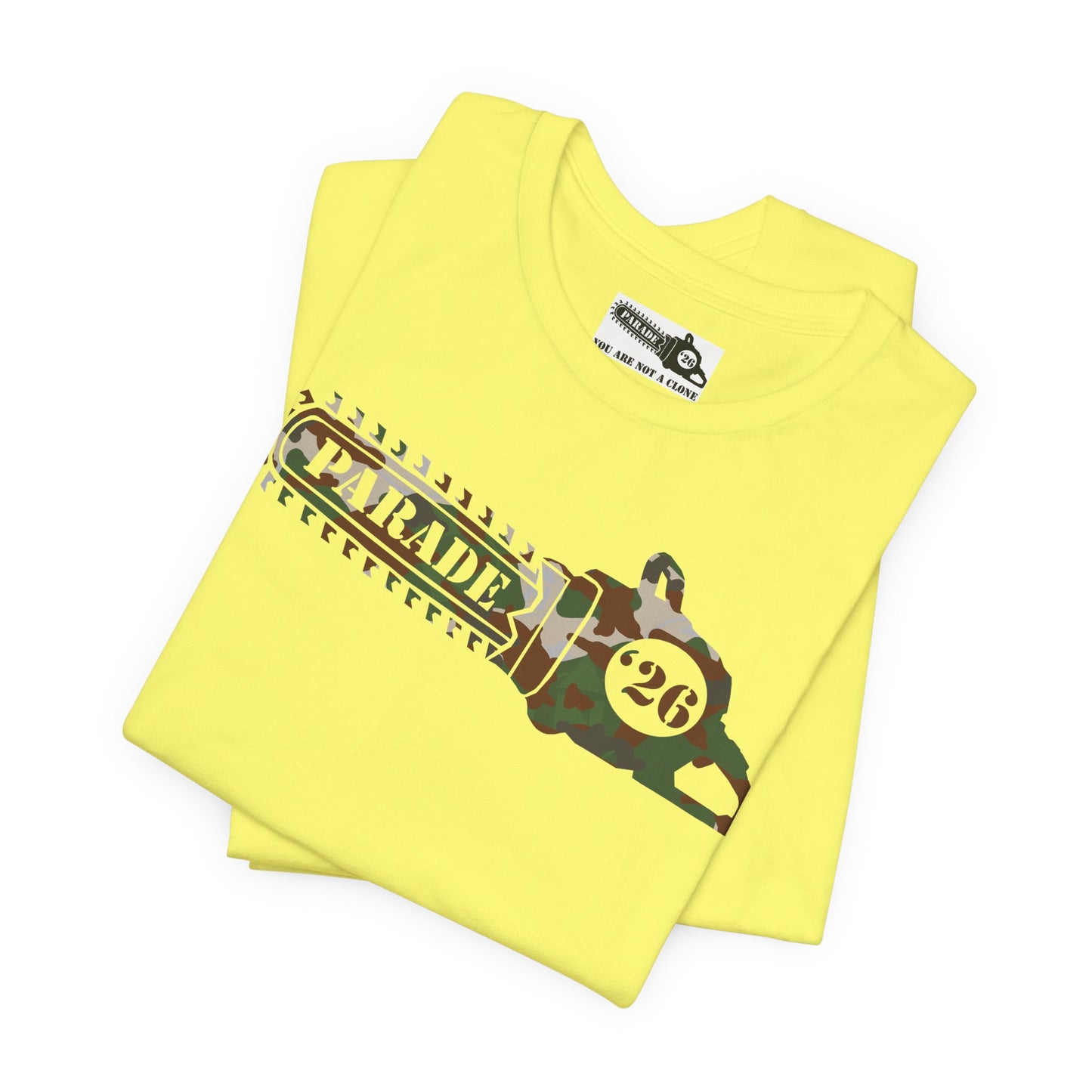 Chainsaw Icon | Camo Logo - Unisex SS Tee
