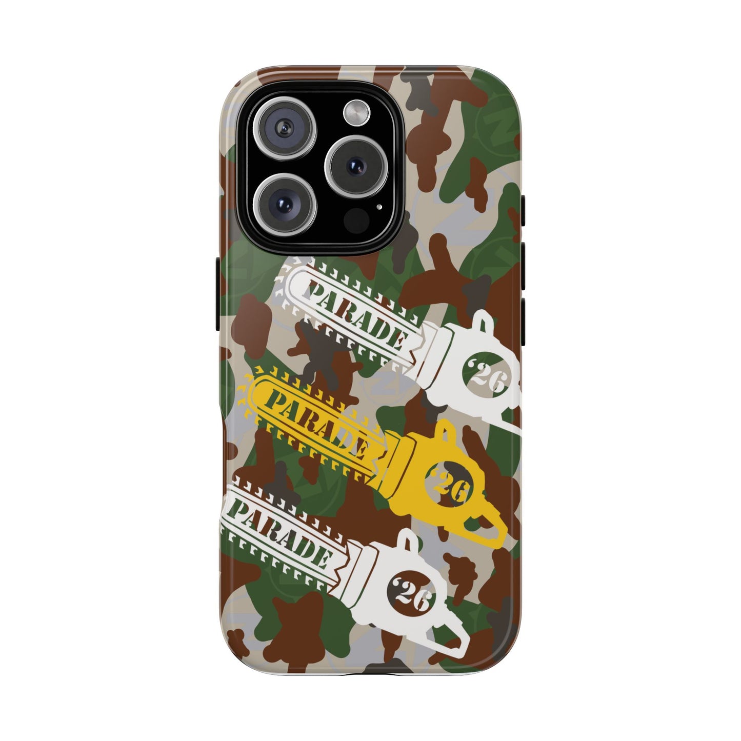 Chainsaw Icon | Camo - Protective Phone Case