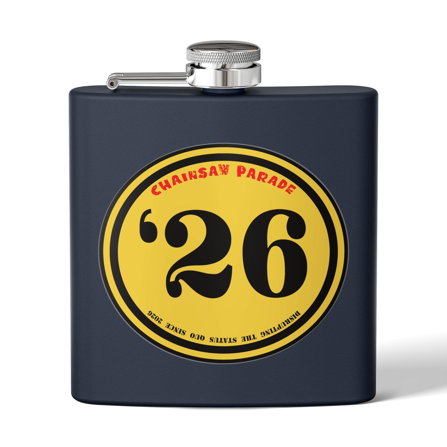 Since '26 Racing Patch -  6oz Stainless Steel Flask